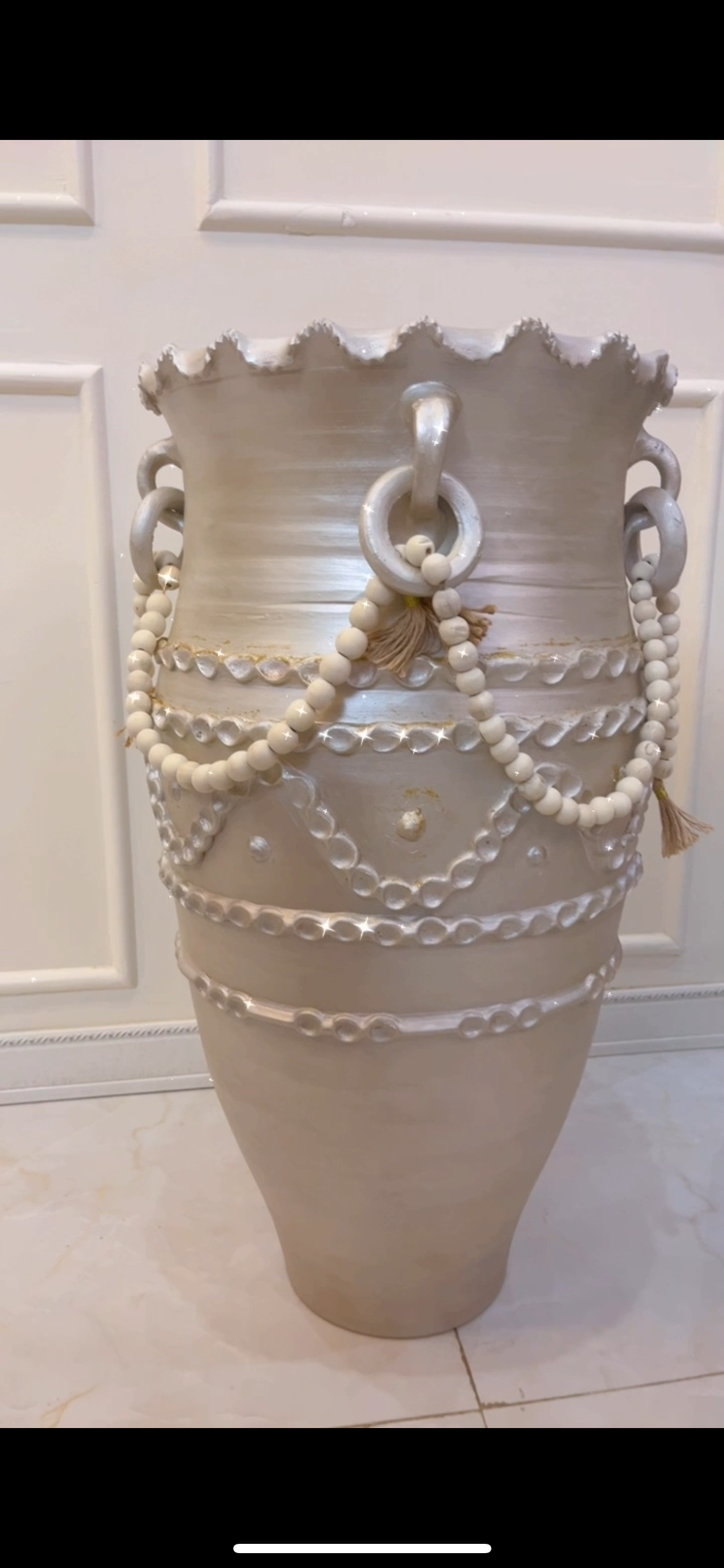 گلدان پتينه كاري