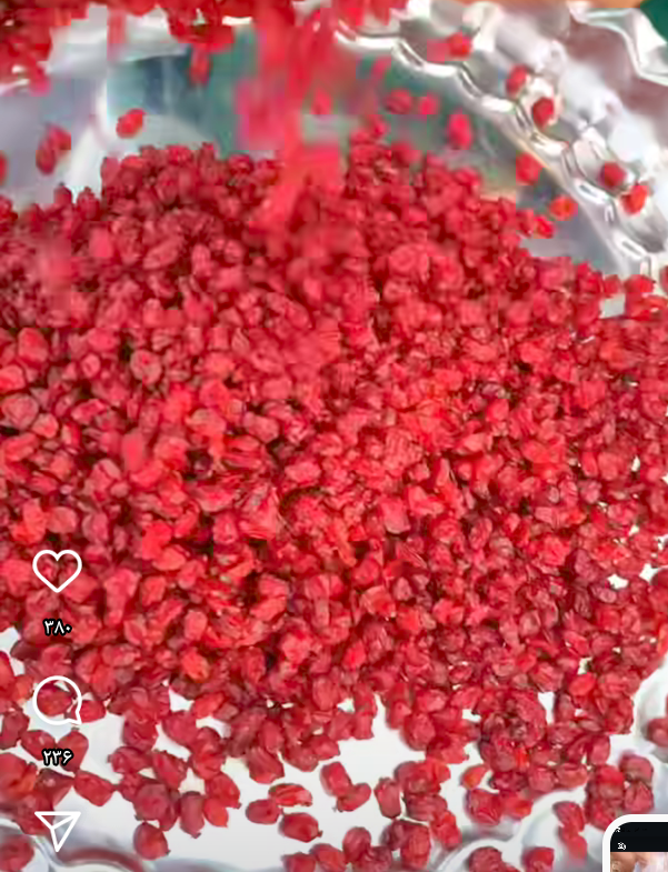 زعفران زرشک پسته هل گلاب و...عسل