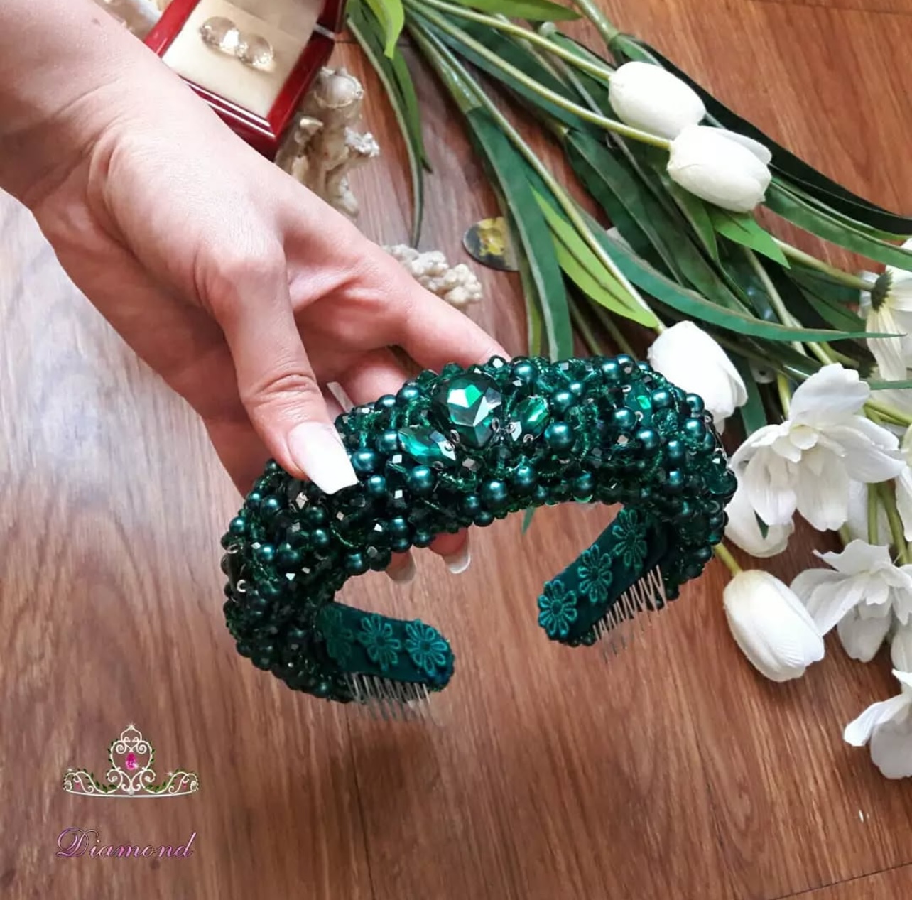 اکسسوری جواهردوزی دست ساز