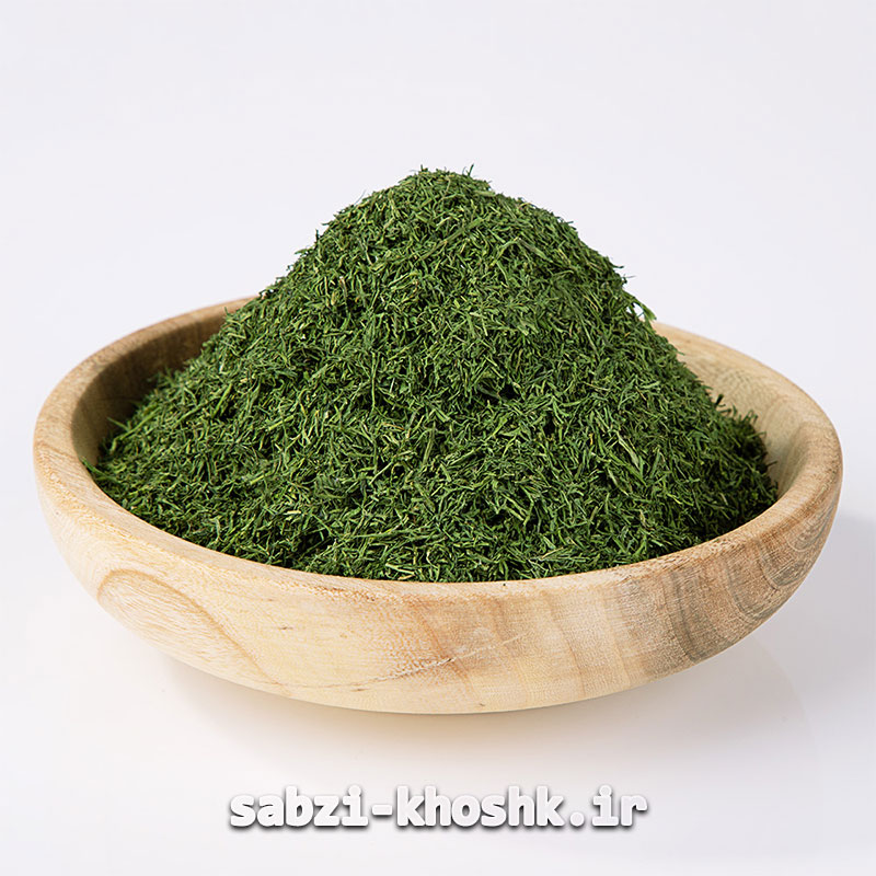 شوید خشک و سبزی ماهی 