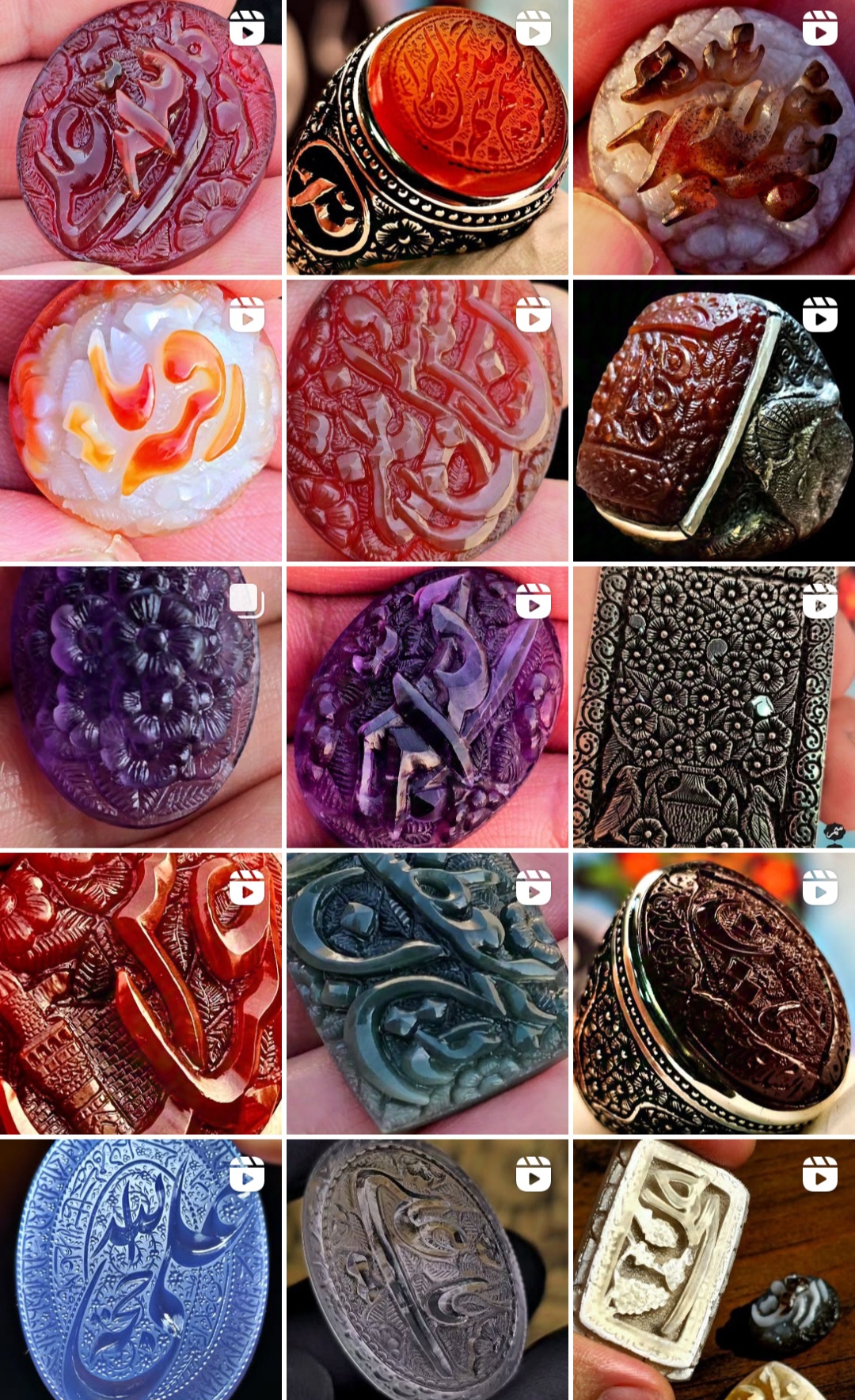 فروش انواع سنگ های انگشتری قیمتی 