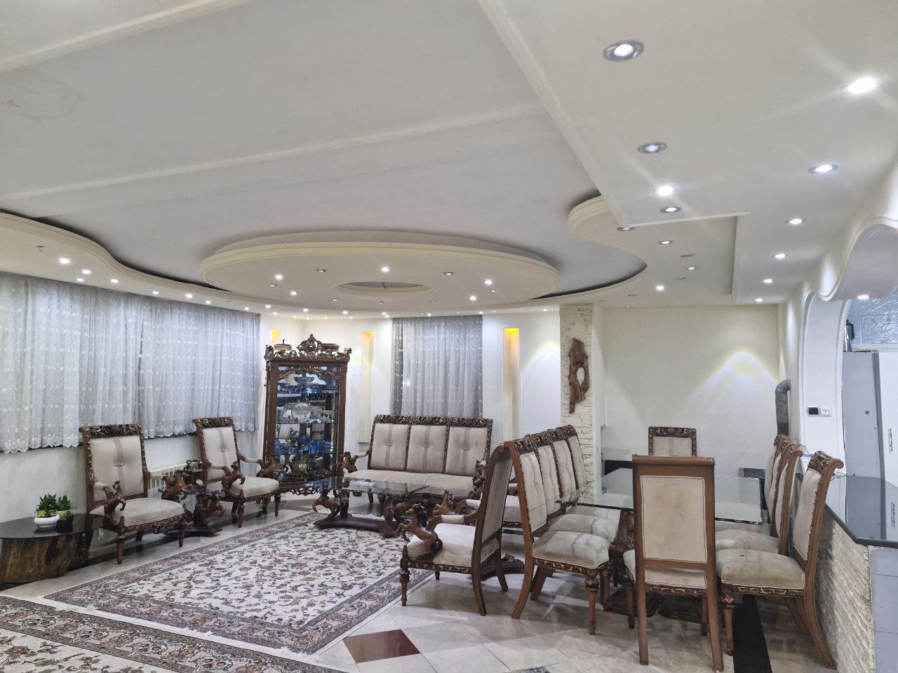 سرویس مبل و نهارخوری چوب دست ساز 