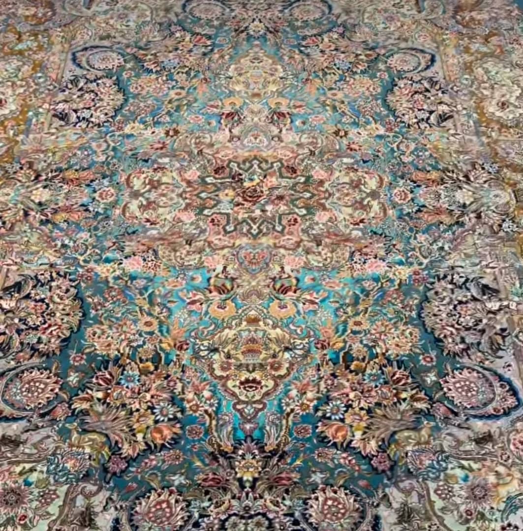 فرش دستباف ابریشمی سطوتی