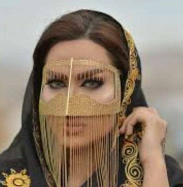 البرك العربي برقه یا نقاب عربی بندری