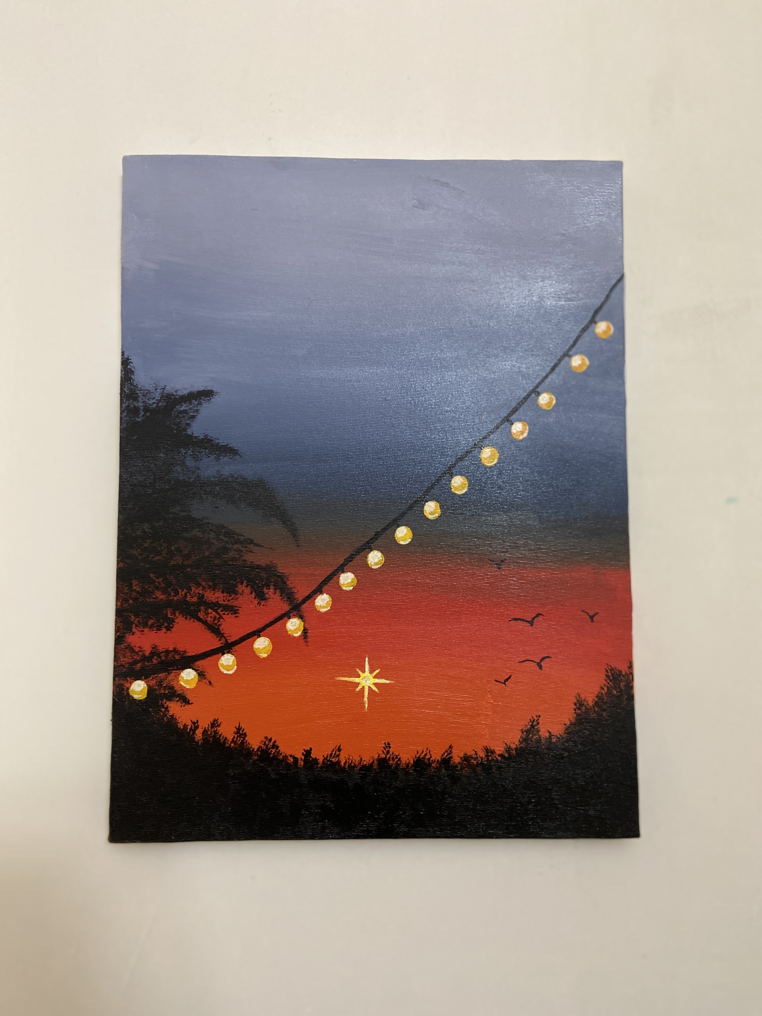 تابلو بوم و رنگ 