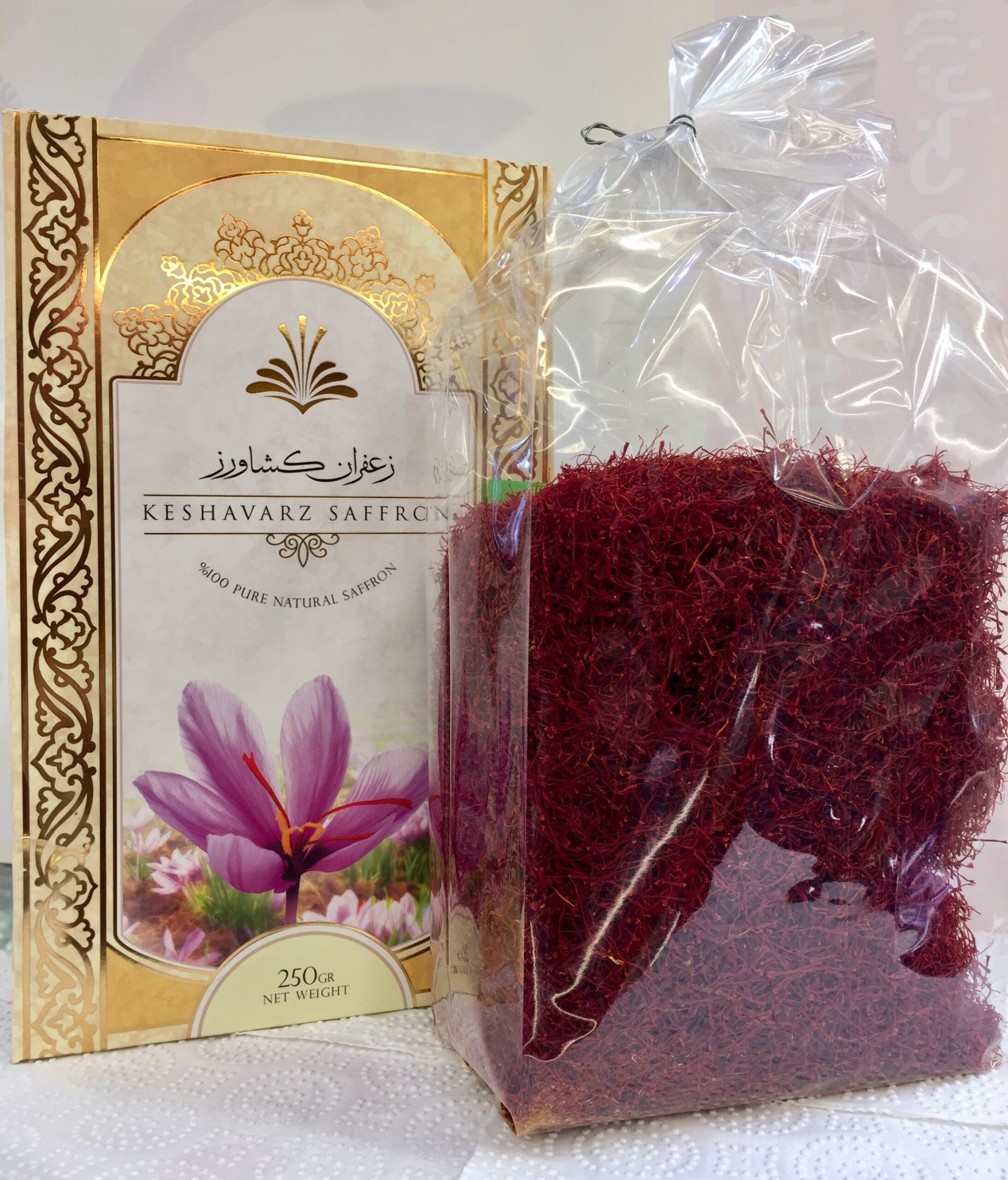 زعفران مضافتی صادراتی ۲۵۰ جرم