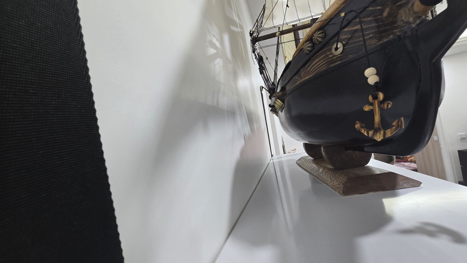 ماکت کشتی چوبی دست ساز 