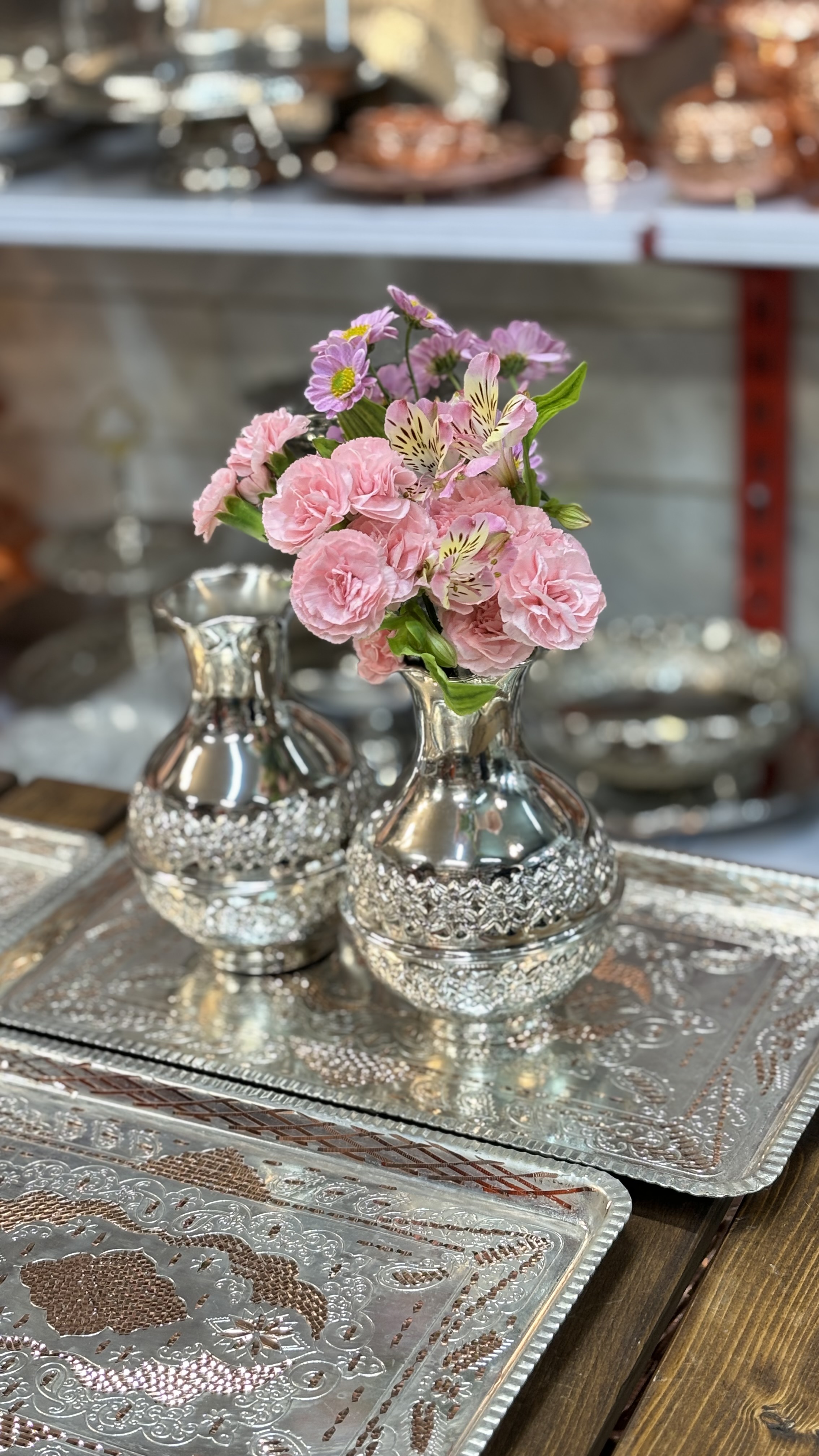 ظروف دست ساز و ماشینی مسی