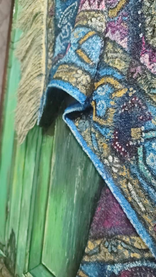 تابلوی نقاشی فرش برجسته 