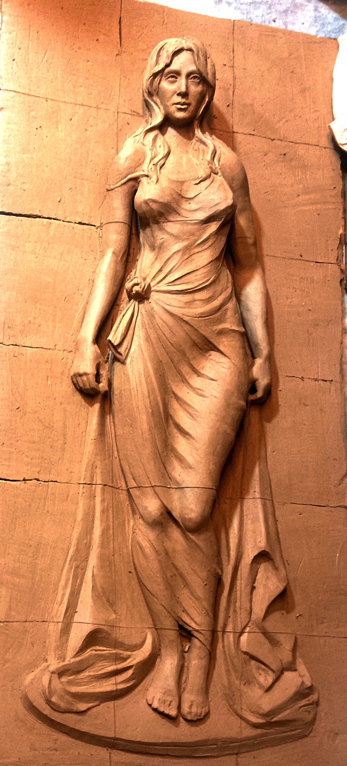 کتیبه هنری سفالی 