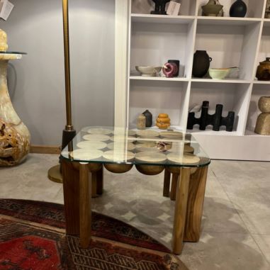 میز جلو مبلی تمام چوب