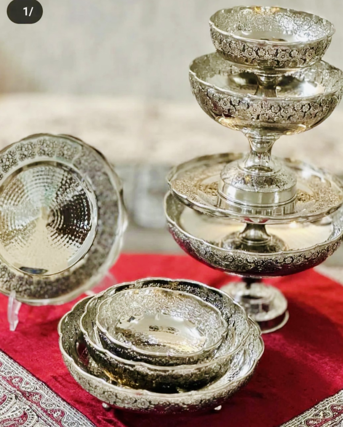 ظروف پذیرایی مسی