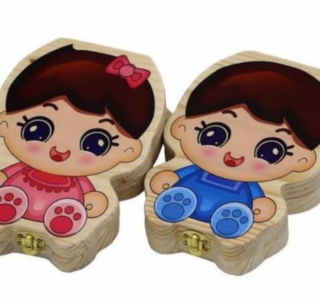 جعبه نگهداری دندانهای شیری کودکان