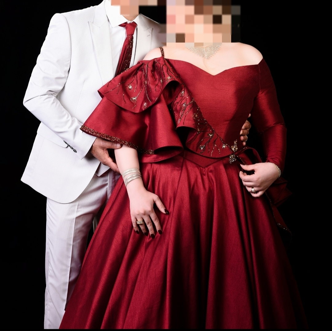 لباس عروس زرشکی