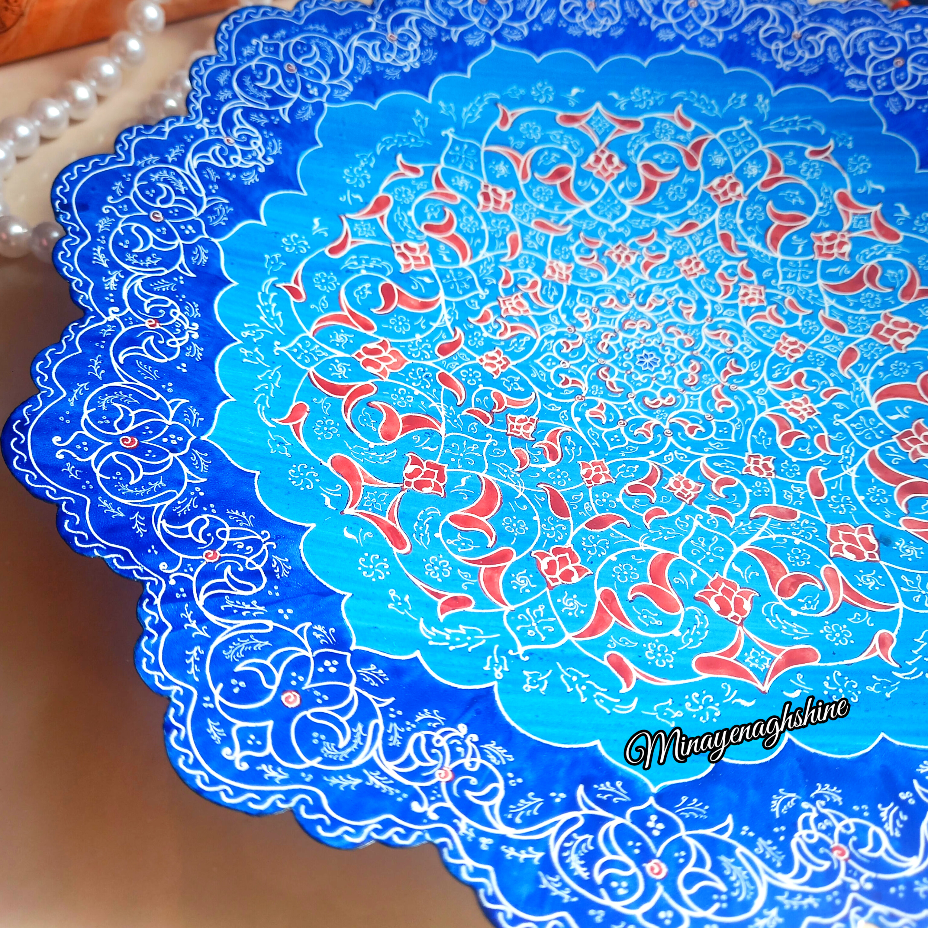 دیوارکوب ۲۵ سانتی میناکاری