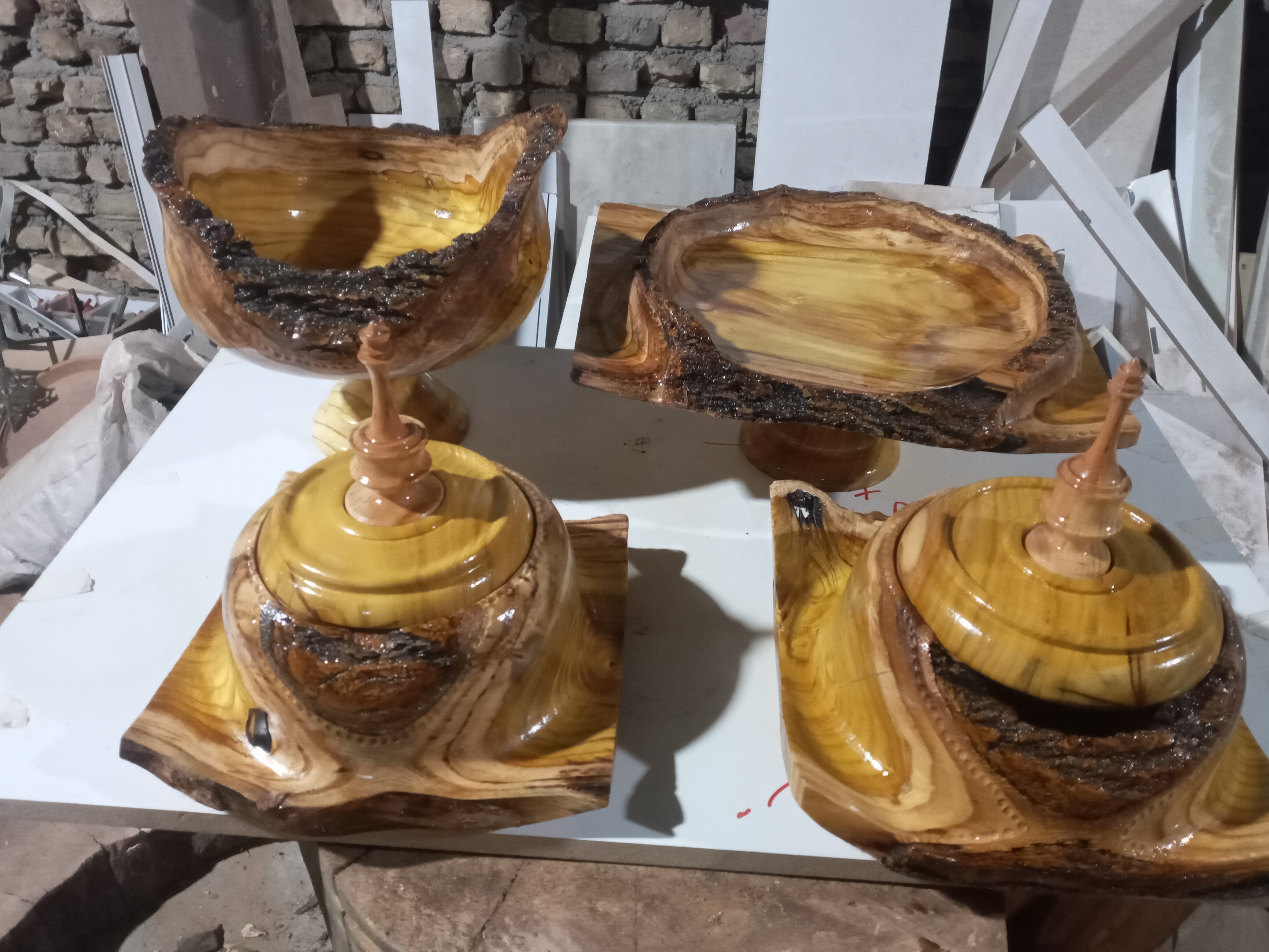 سرویس پذیرایی چوبی