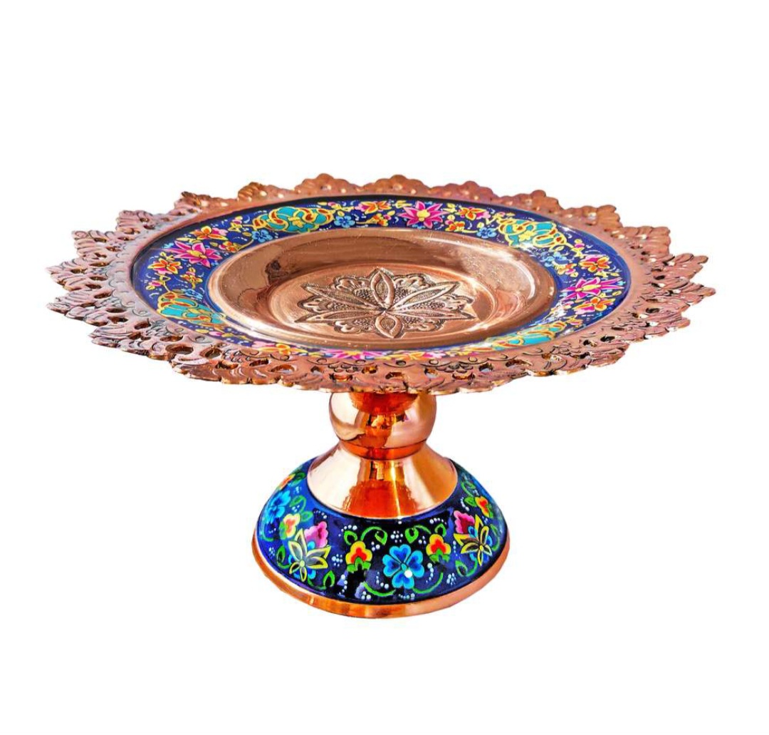 شیرینی خوری طرح میناکاری شده 