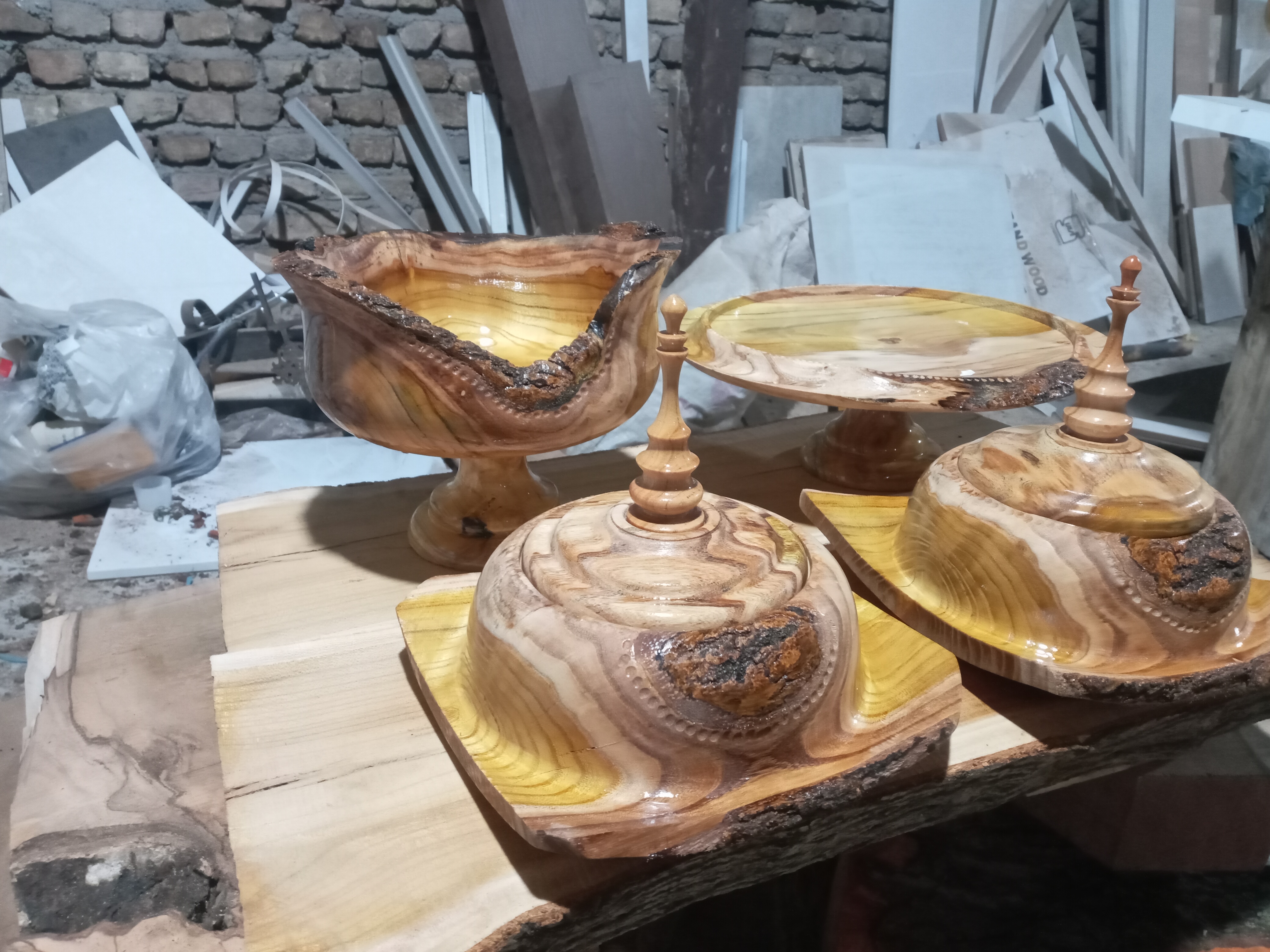 سرویس پذیرایی چوبی