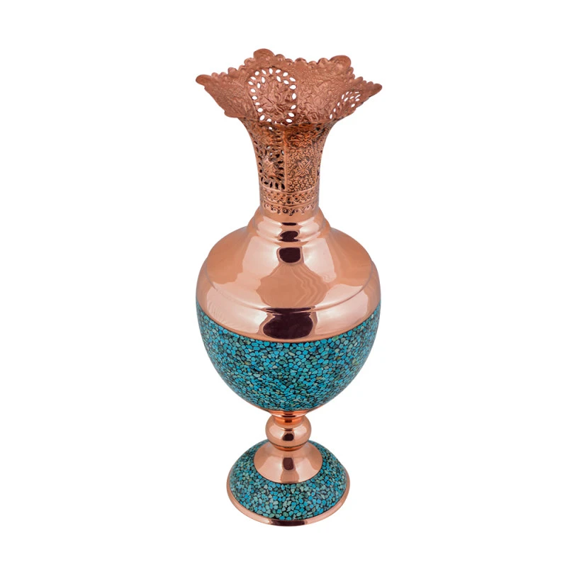 گلدان فیروزه کوبی 