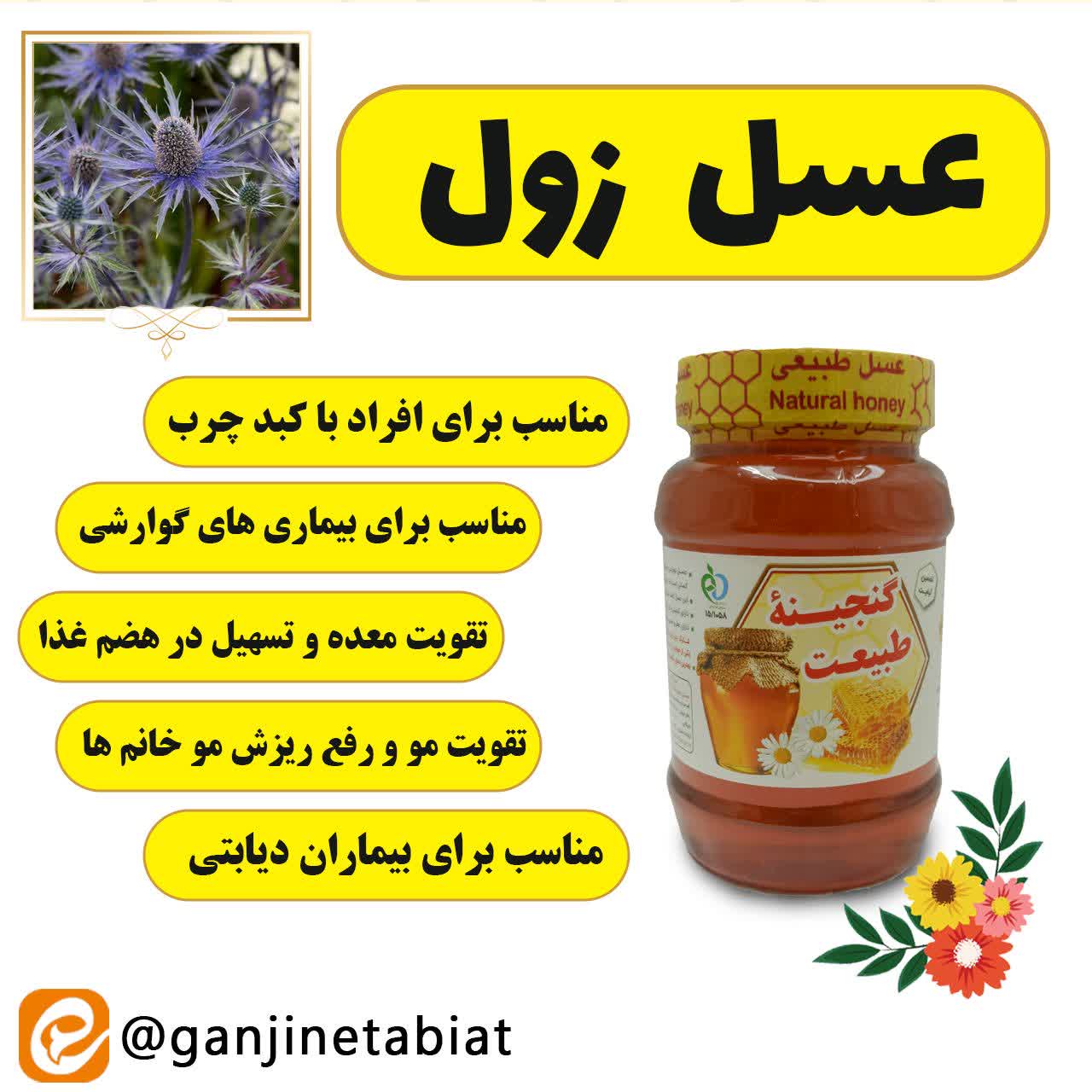 عسل زول و کنار ارگانیک
