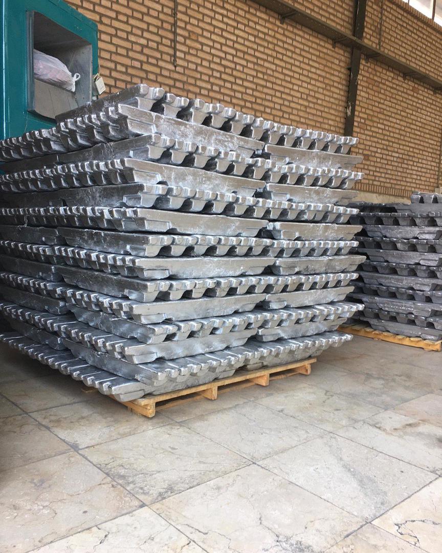 شمش سرب و روی و مس صادراتی