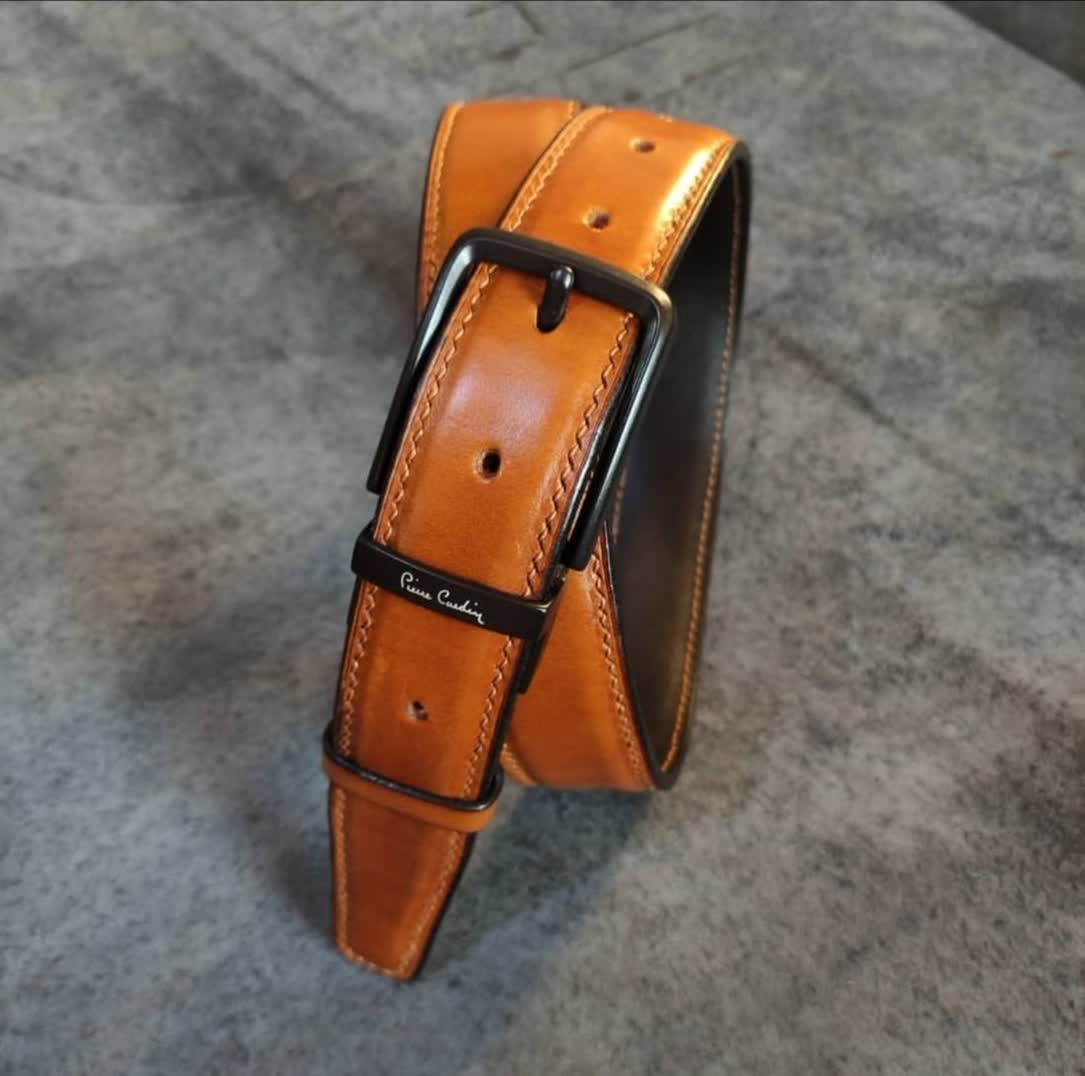 کیف و کمربند چرم دست دوز 