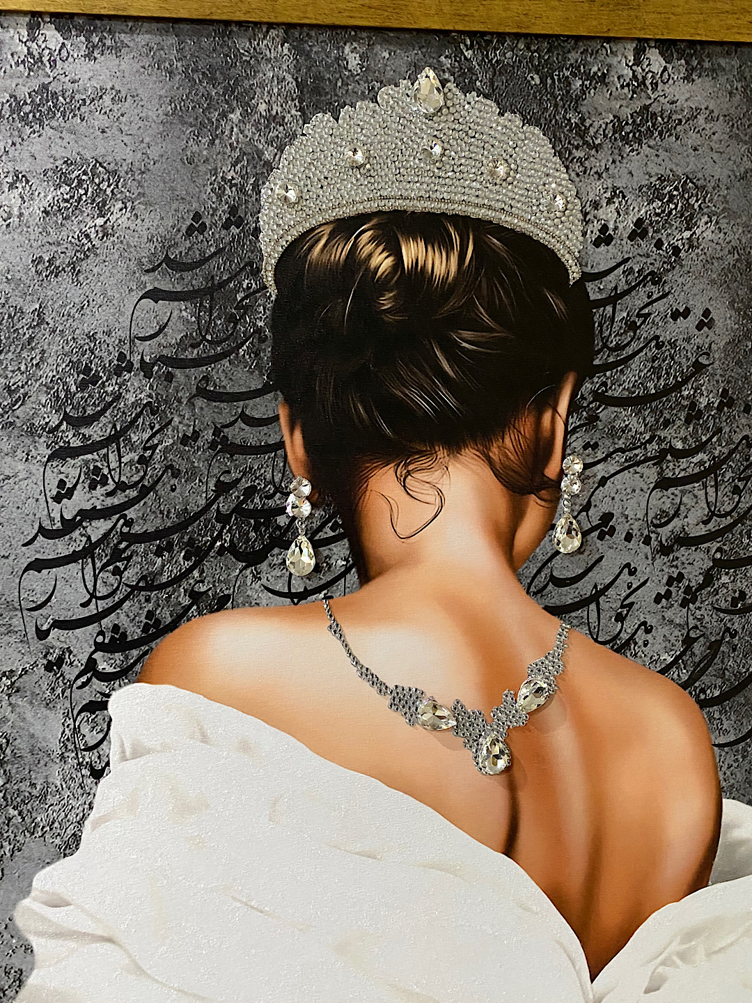 تابلو دکوراتیو برجسته نگین کاری شده