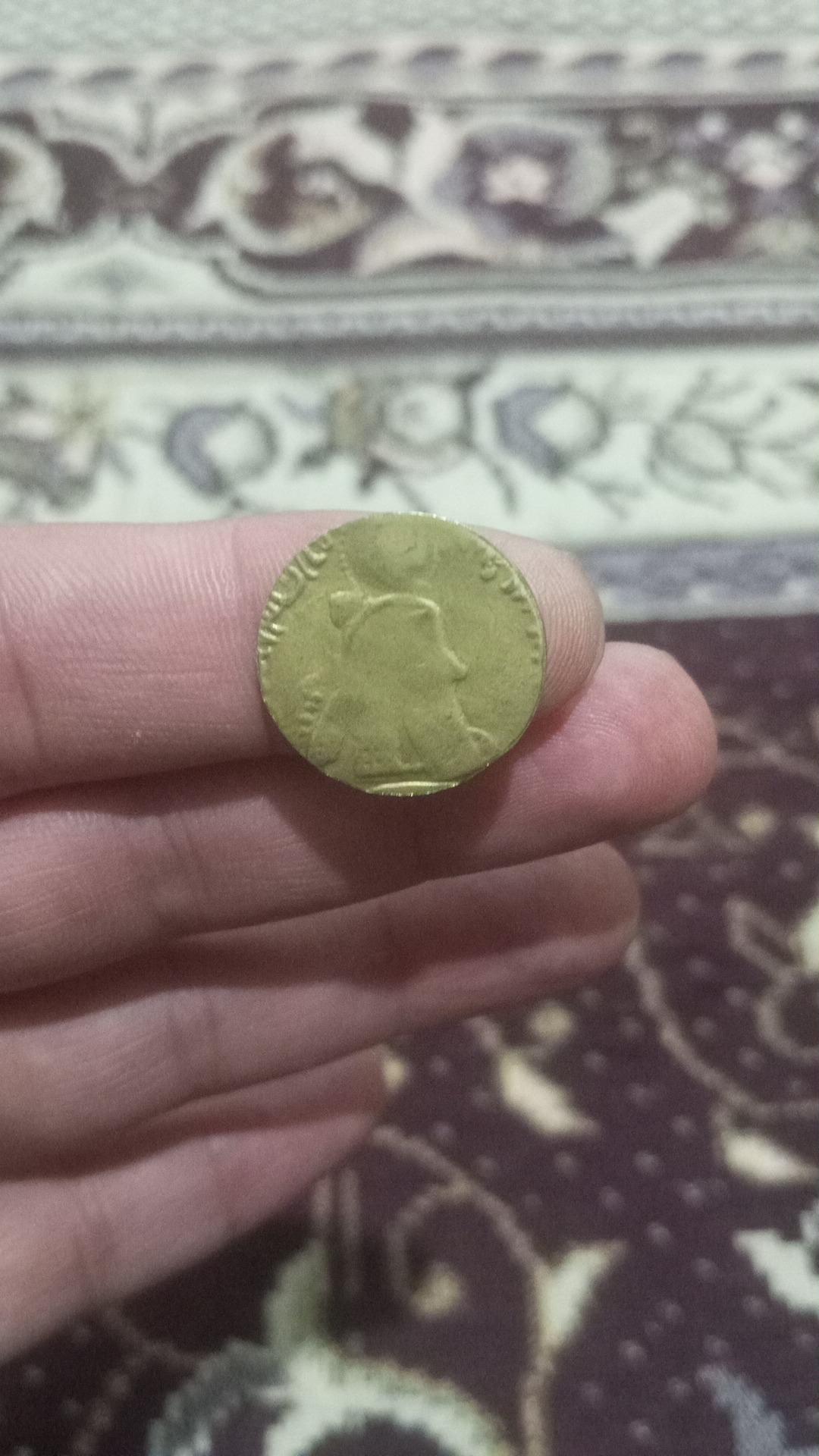 سکه قدیمی زیرخاکی 