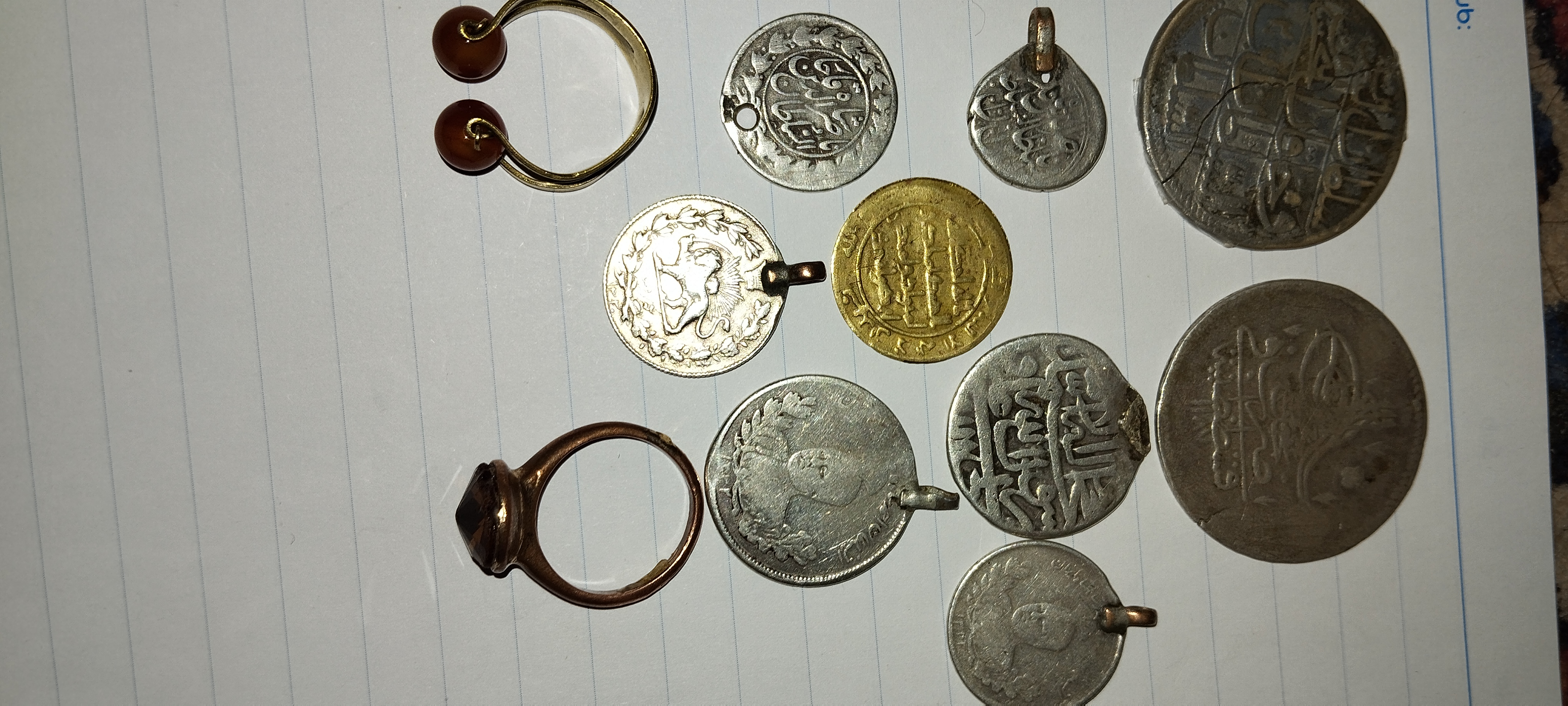 کتابچه در مورد تاریخ و سکه های نقره