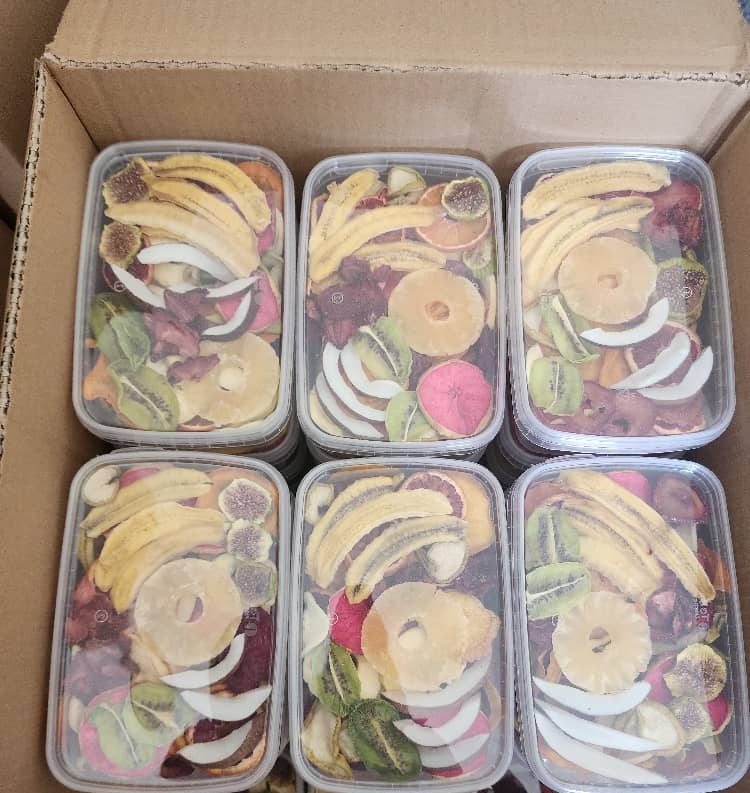 انواع میوه خشک حبه ای و اسلایس