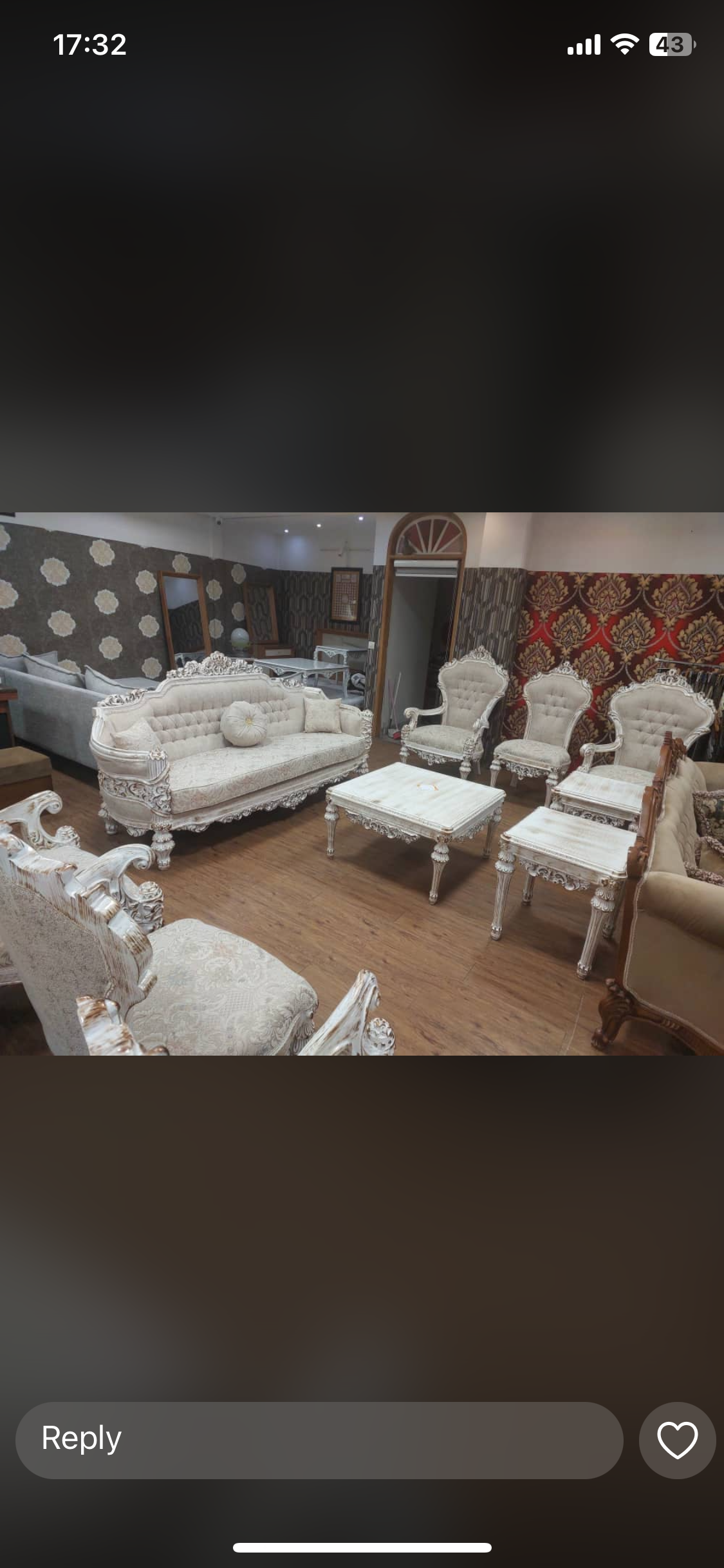 مبل کلاسیک و استیل چوب گردو