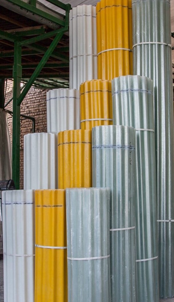 ورق ایرانیت. فایبر گلاس