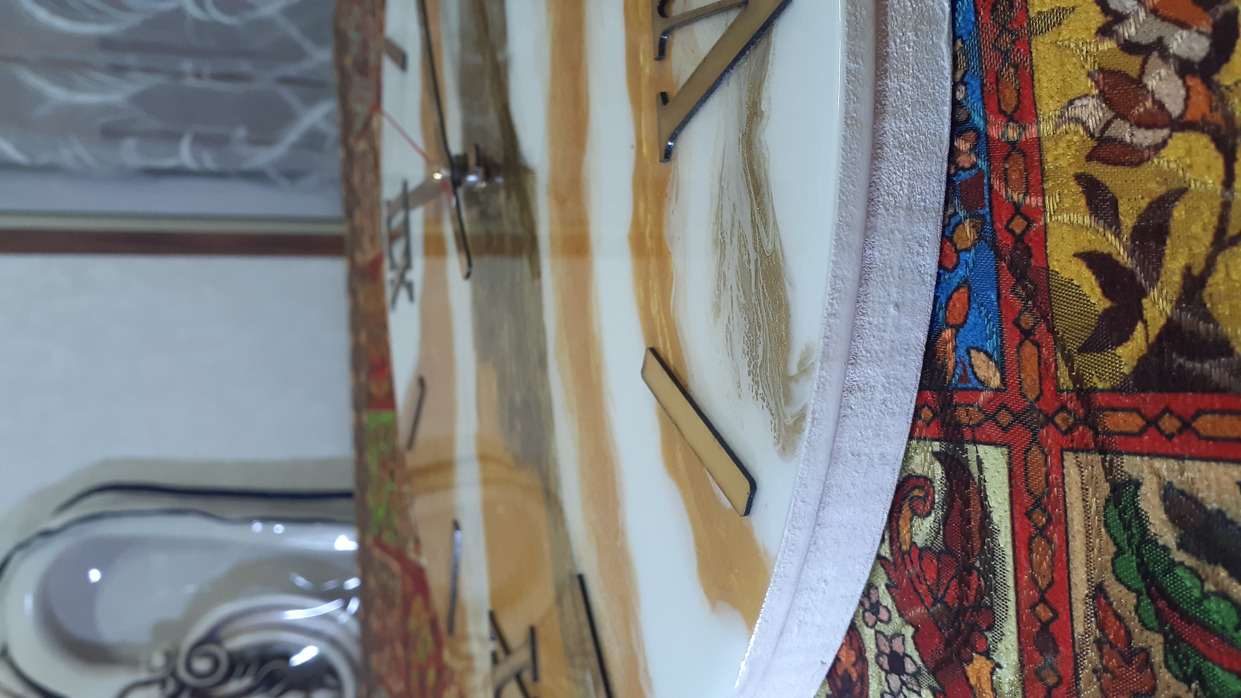 ساعت دیواری رزین 