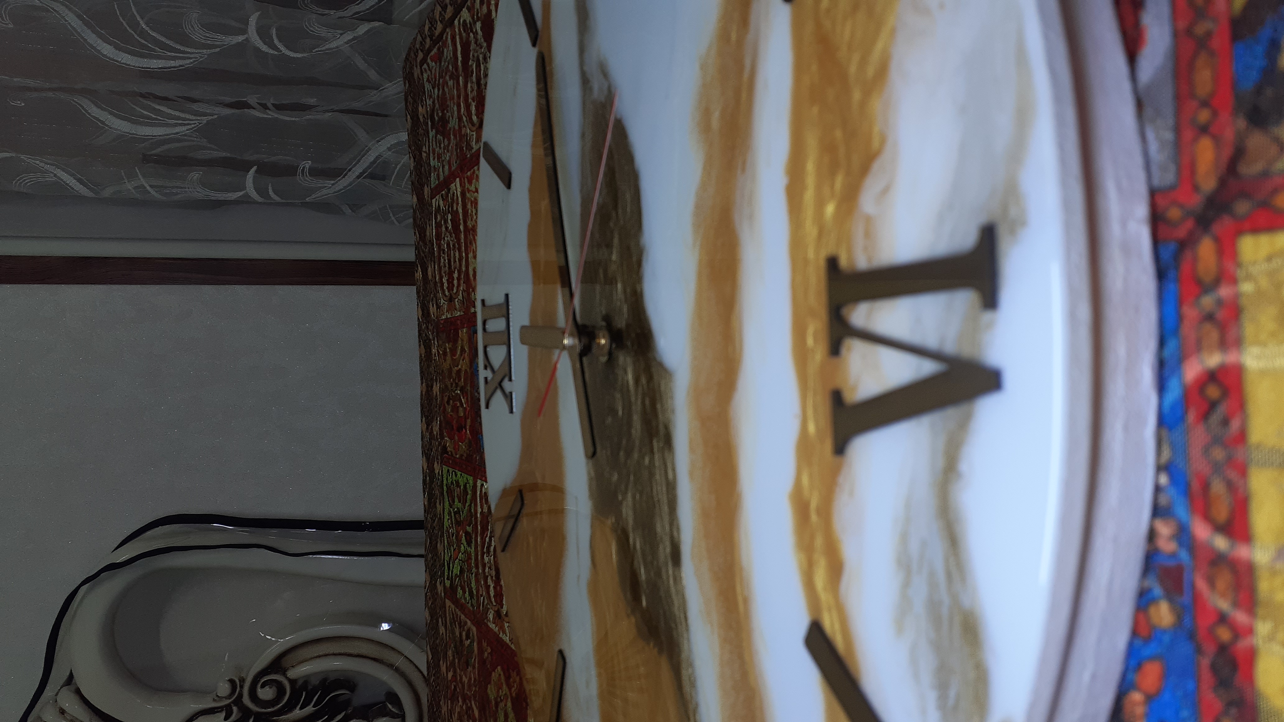 ساعت دیواری رزین 