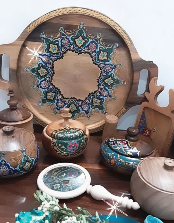 تذهیب روی چوب