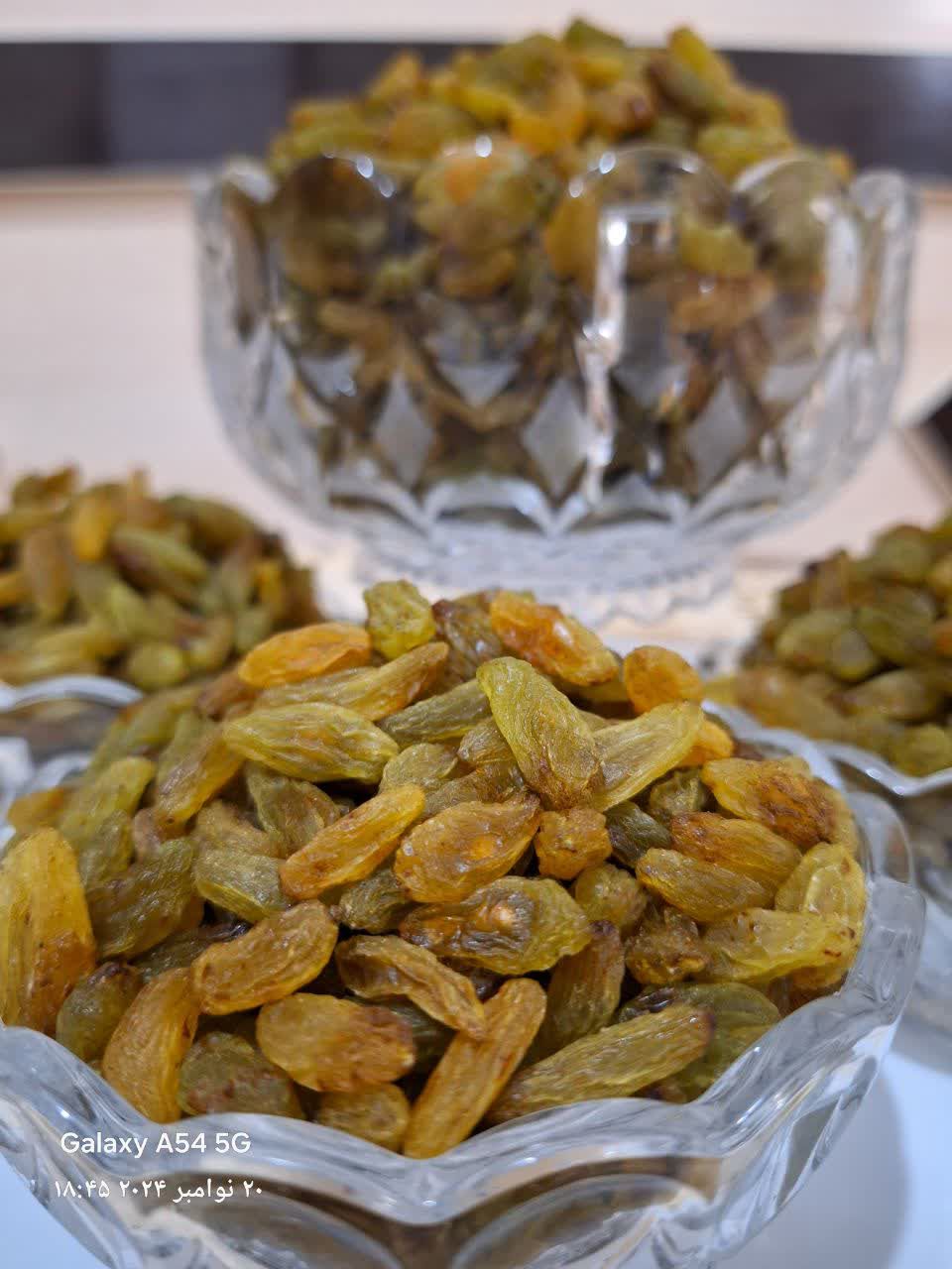   کشمش سبز قلمی وآفتابی