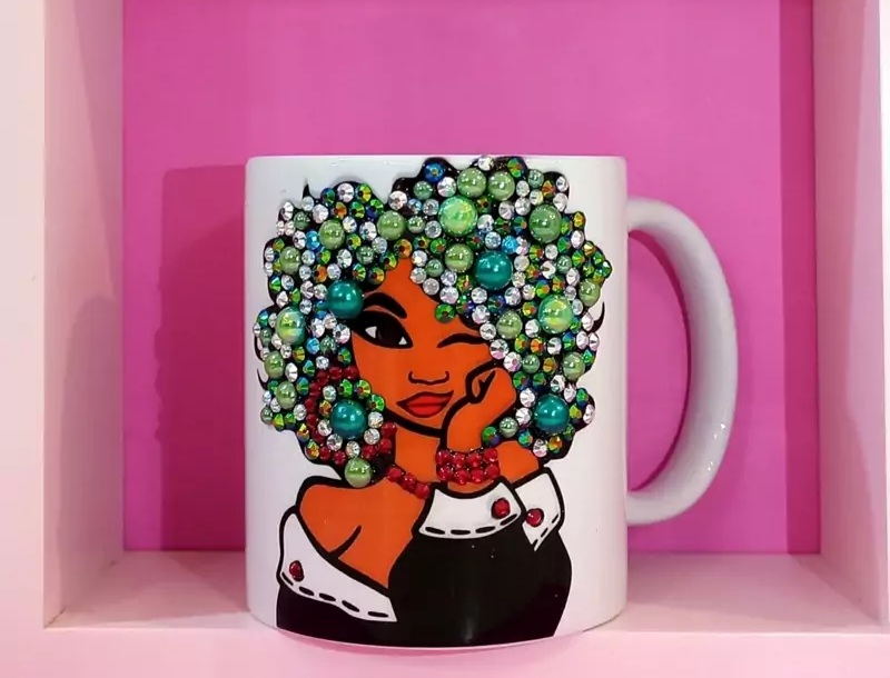 فروش ماگ نگین دار