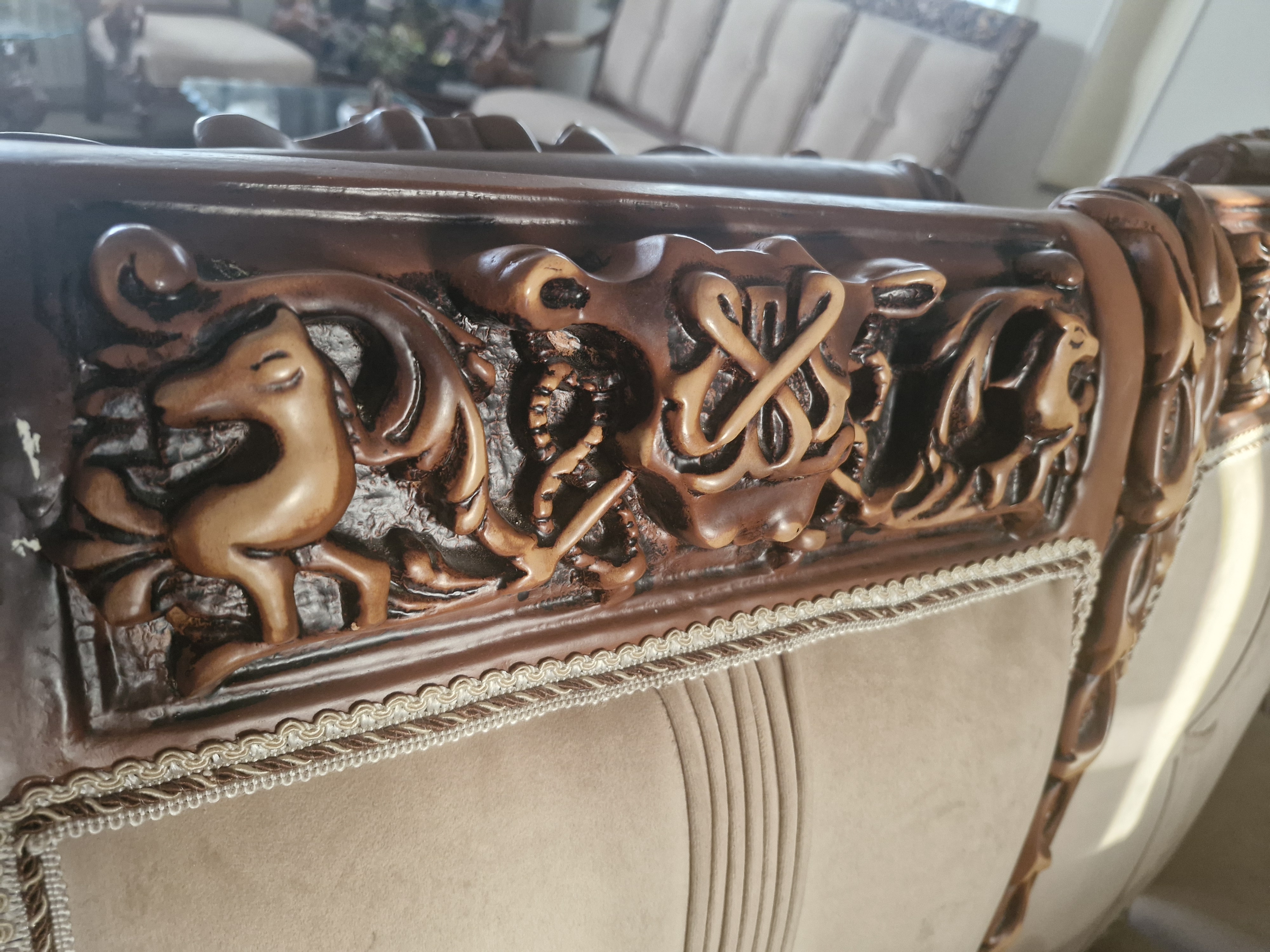 سرویس مبل و نهارخوری چوب دست ساز 