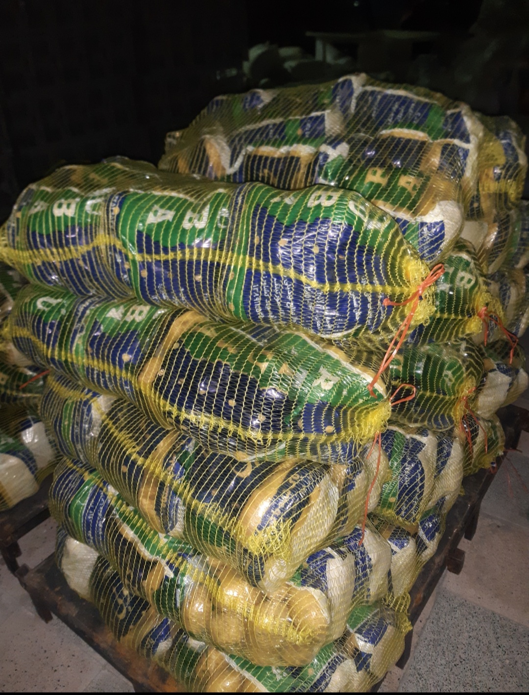 سیب زمینی شسته شده