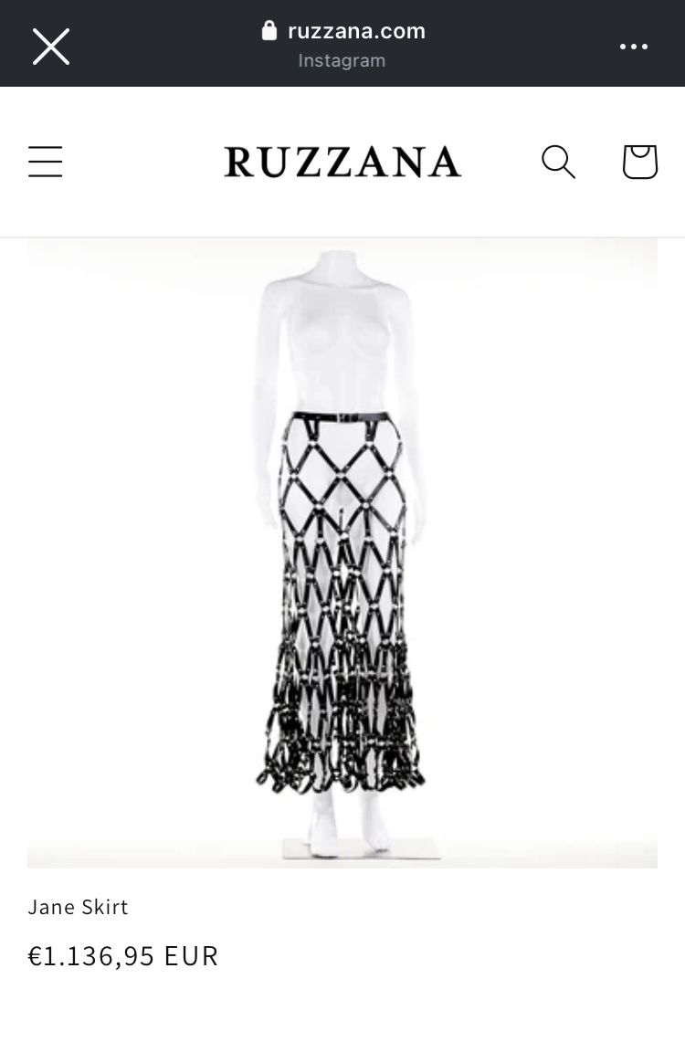 Harness Garter Natural Leather