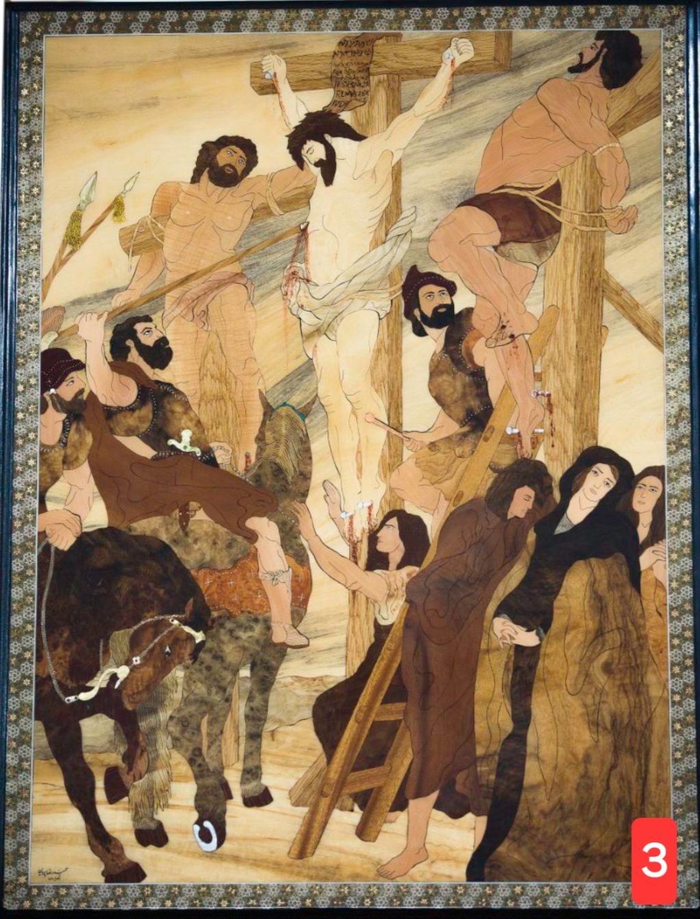 تابلوی معرق کاری