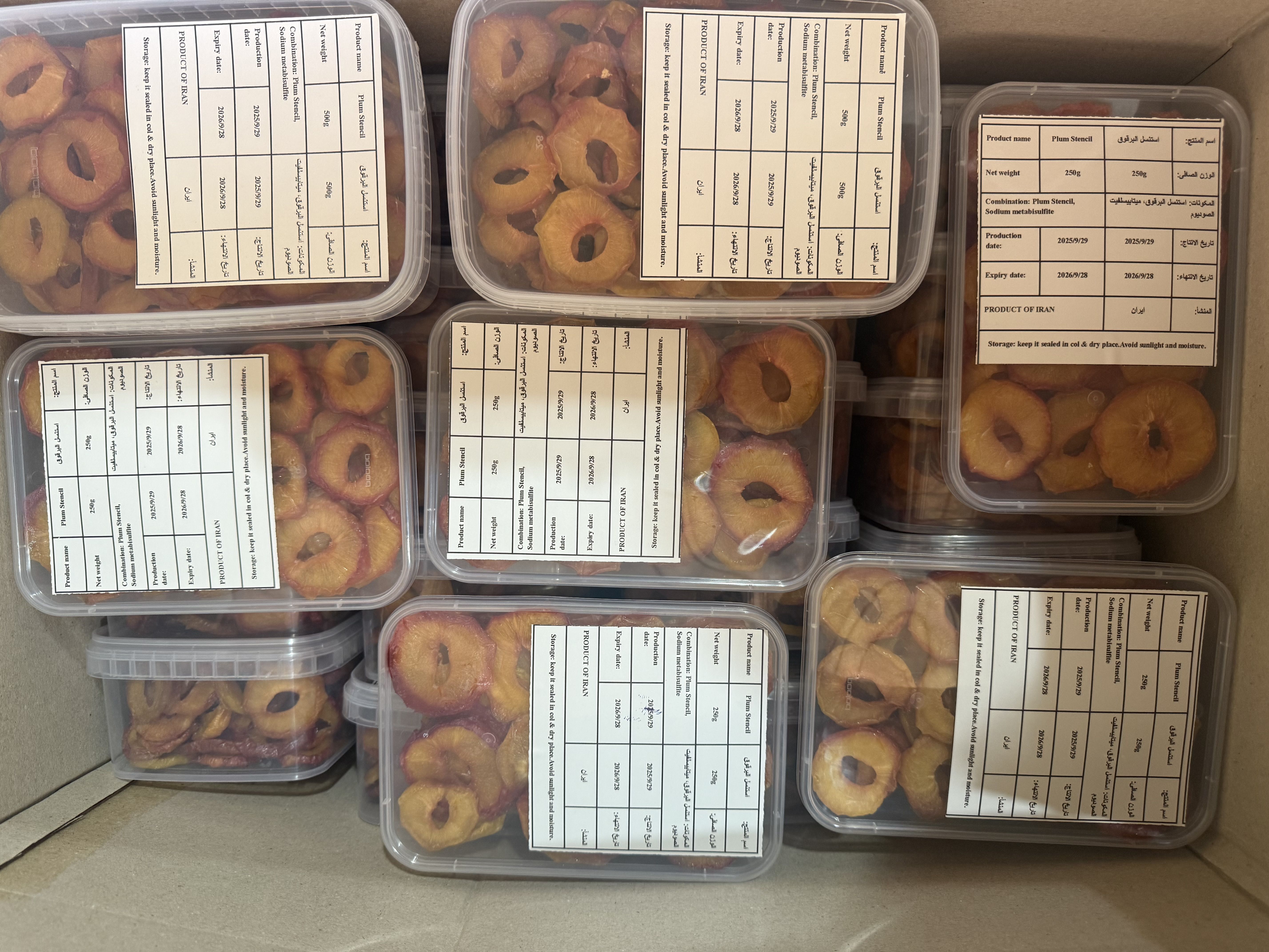 میوه خشک صادراتی