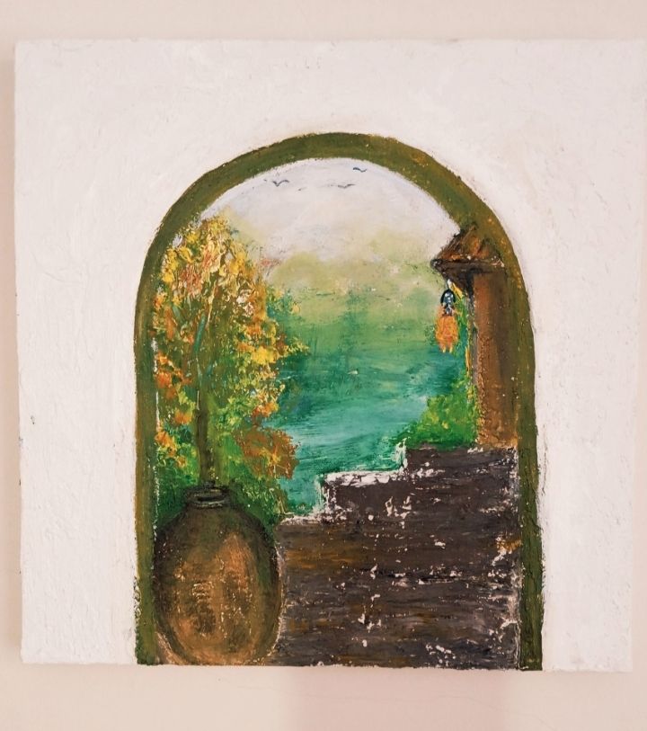 نقاشی سکوت جنگل های مه آلود گیلان