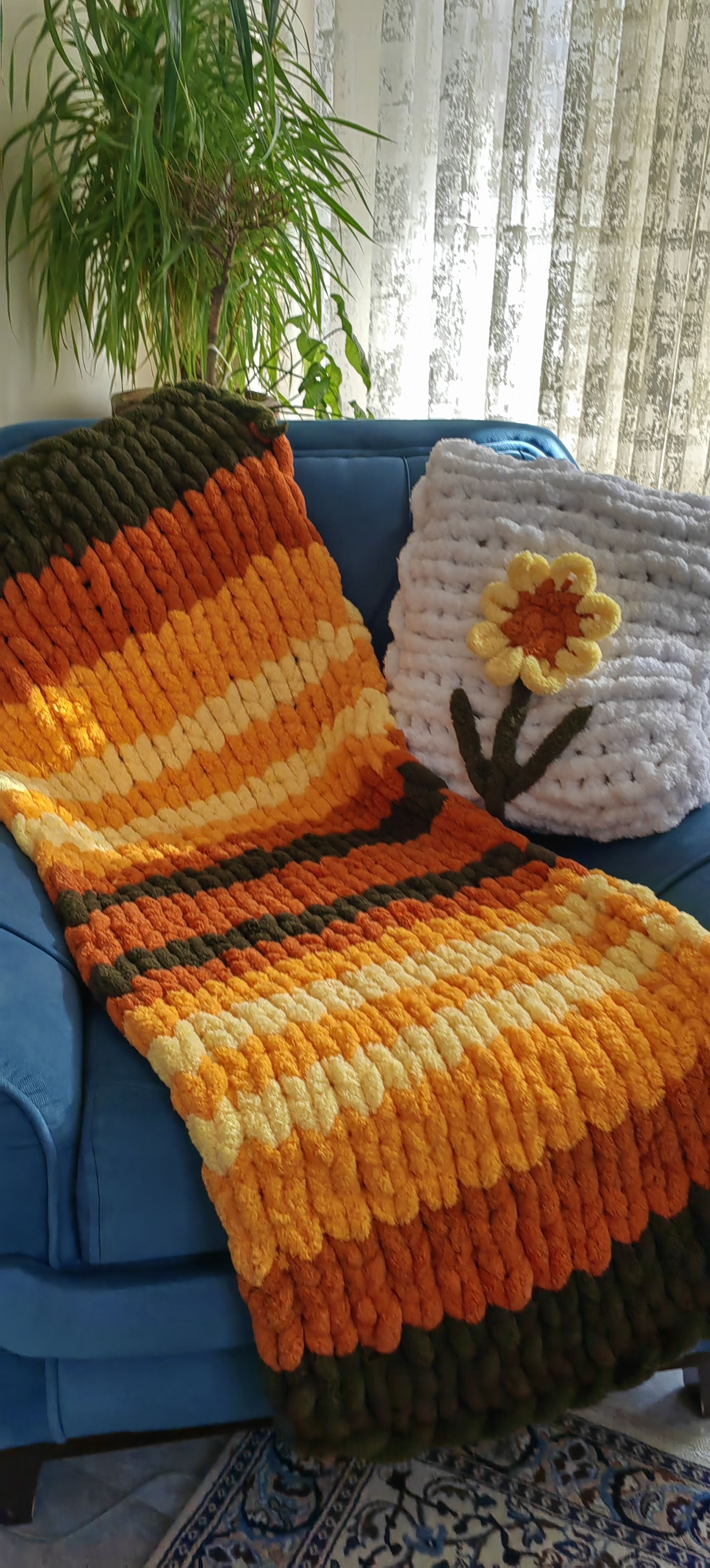 محصولات لیلی بافته با کاموای مخمل چانکی