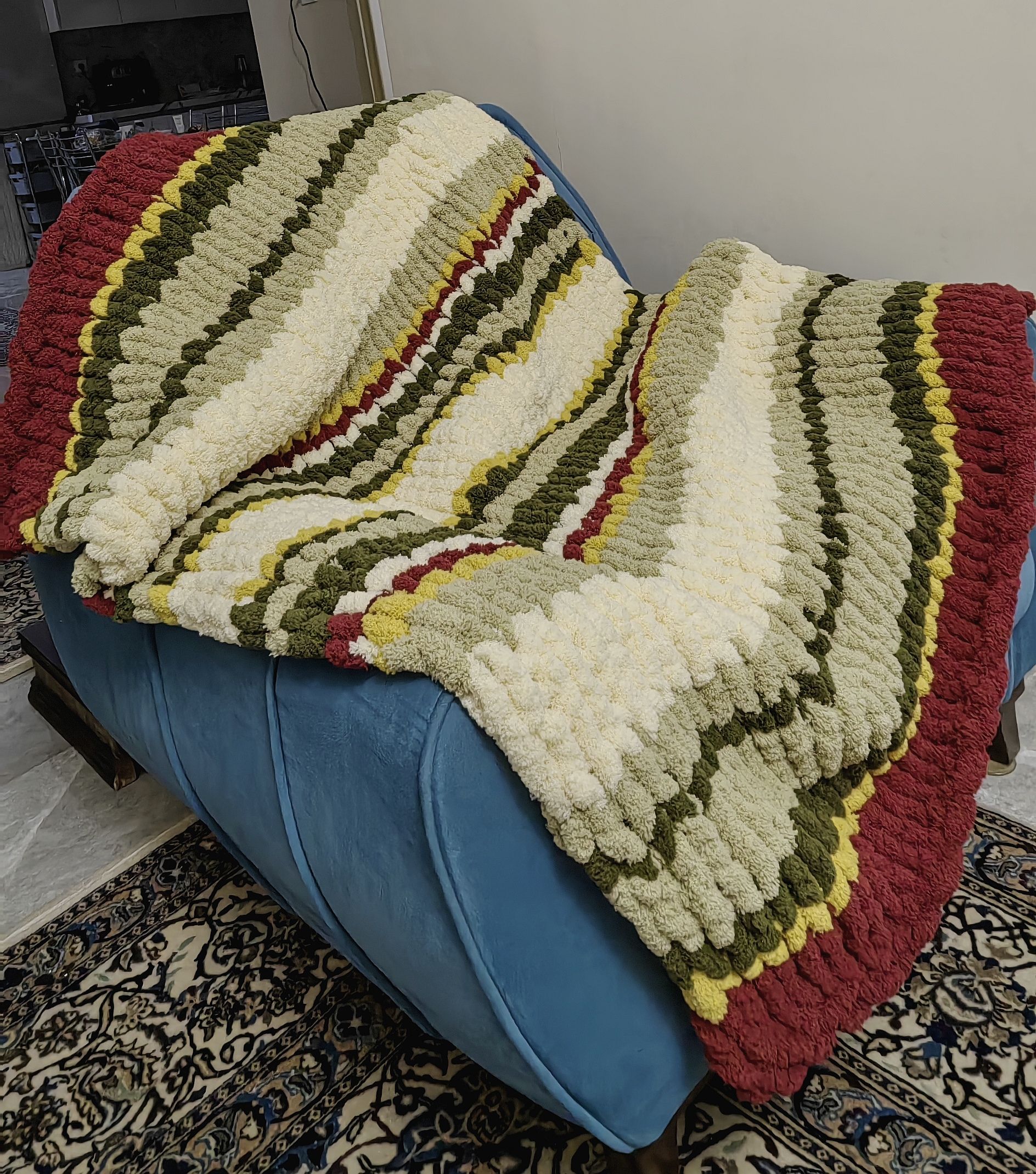 محصولات لیلی بافته با کاموای مخمل چانکی