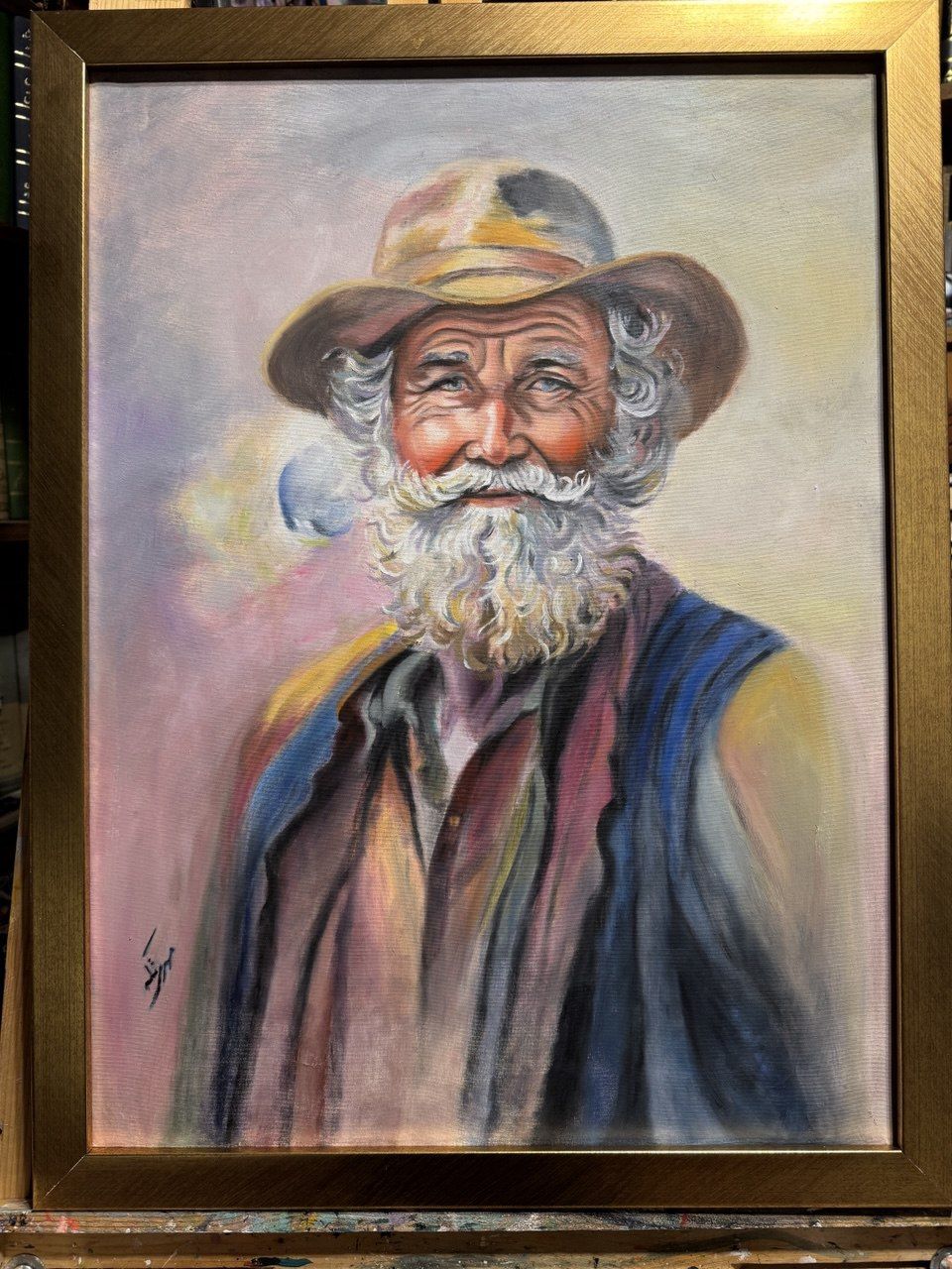 تابلوهای نقاشی سبک رئال تکنیک رنگ روغن