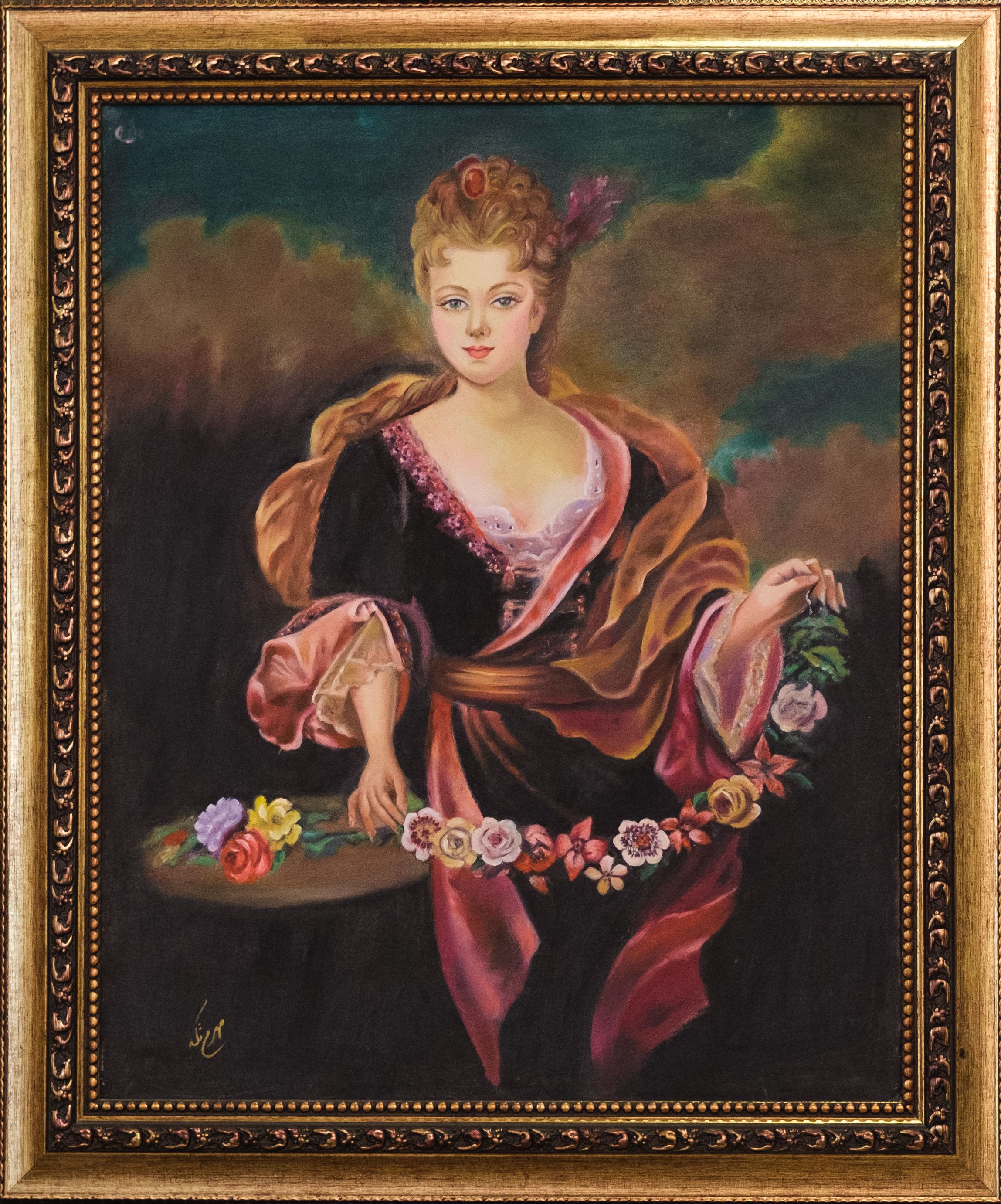 تابلوهای نقاشی سبک رئال تکنیک رنگ روغن