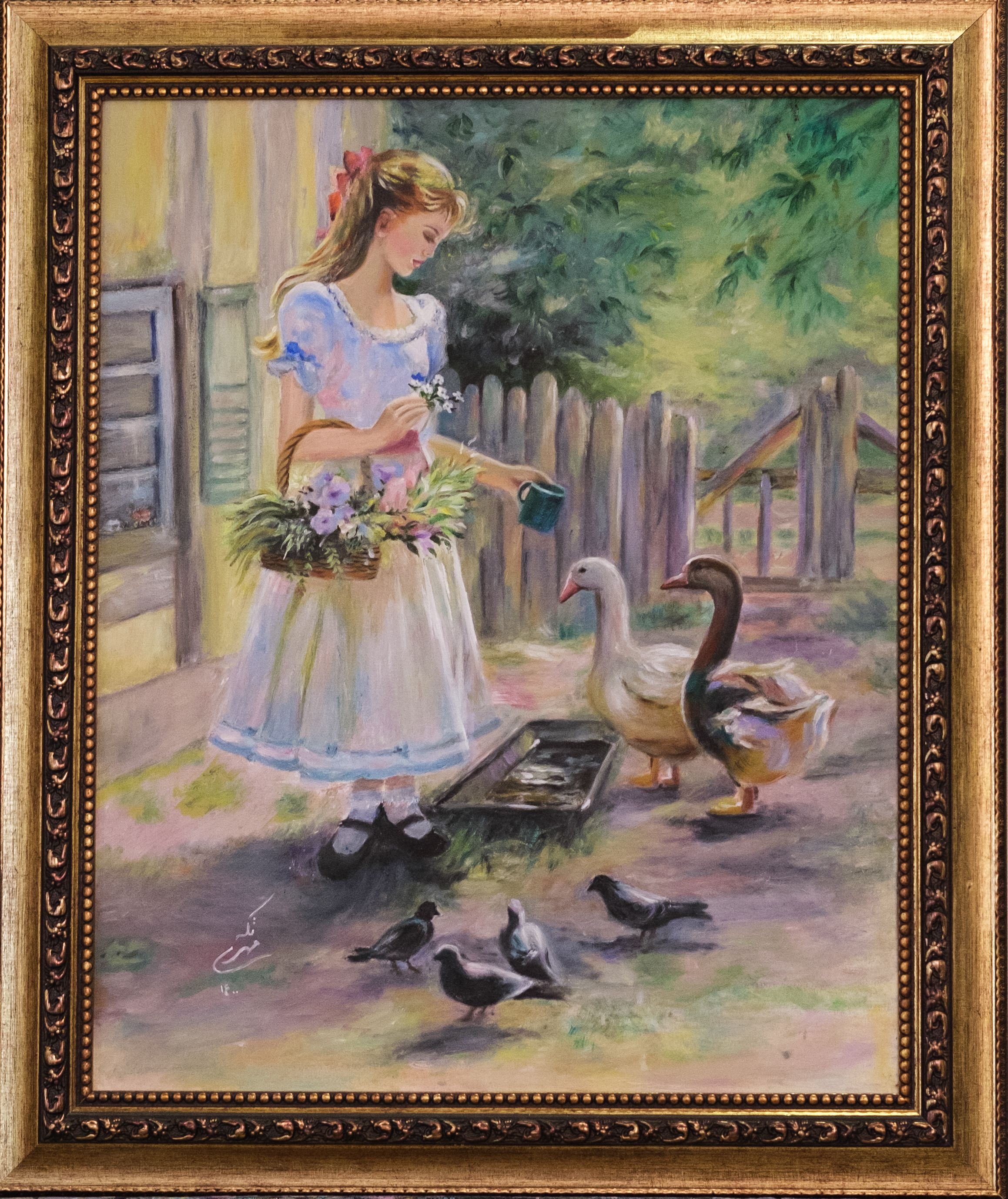 تابلوهای نقاشی رنگ روغن سبک رئال