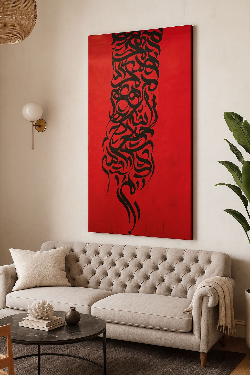 تابلو کالیگرافی نفیس مخمل
