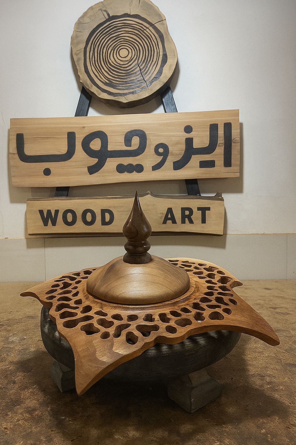 ظروف چوبى دست ساز و زيبا